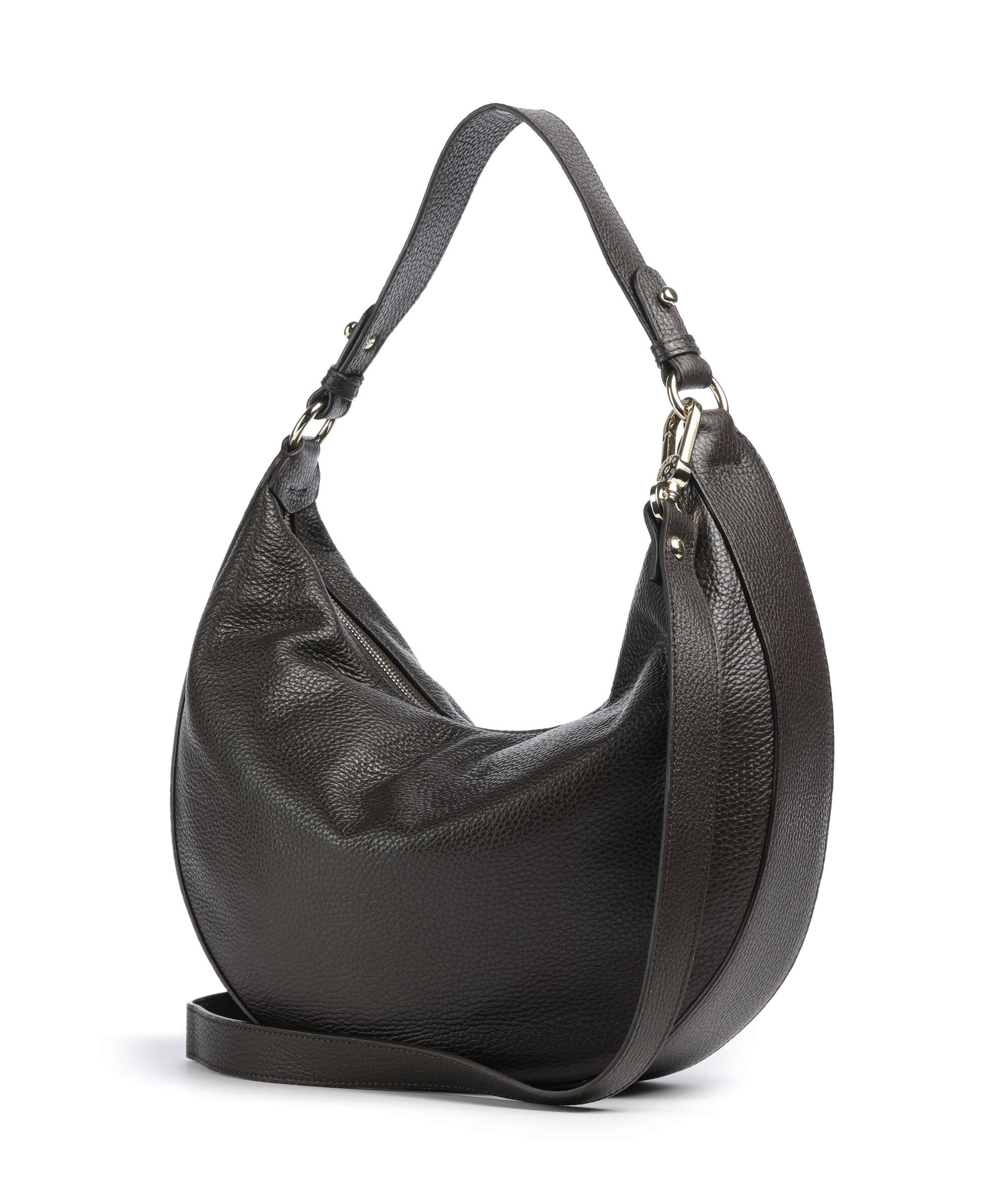 Abro Adria Lulu Small Hobo bag dark brown - Image 2
