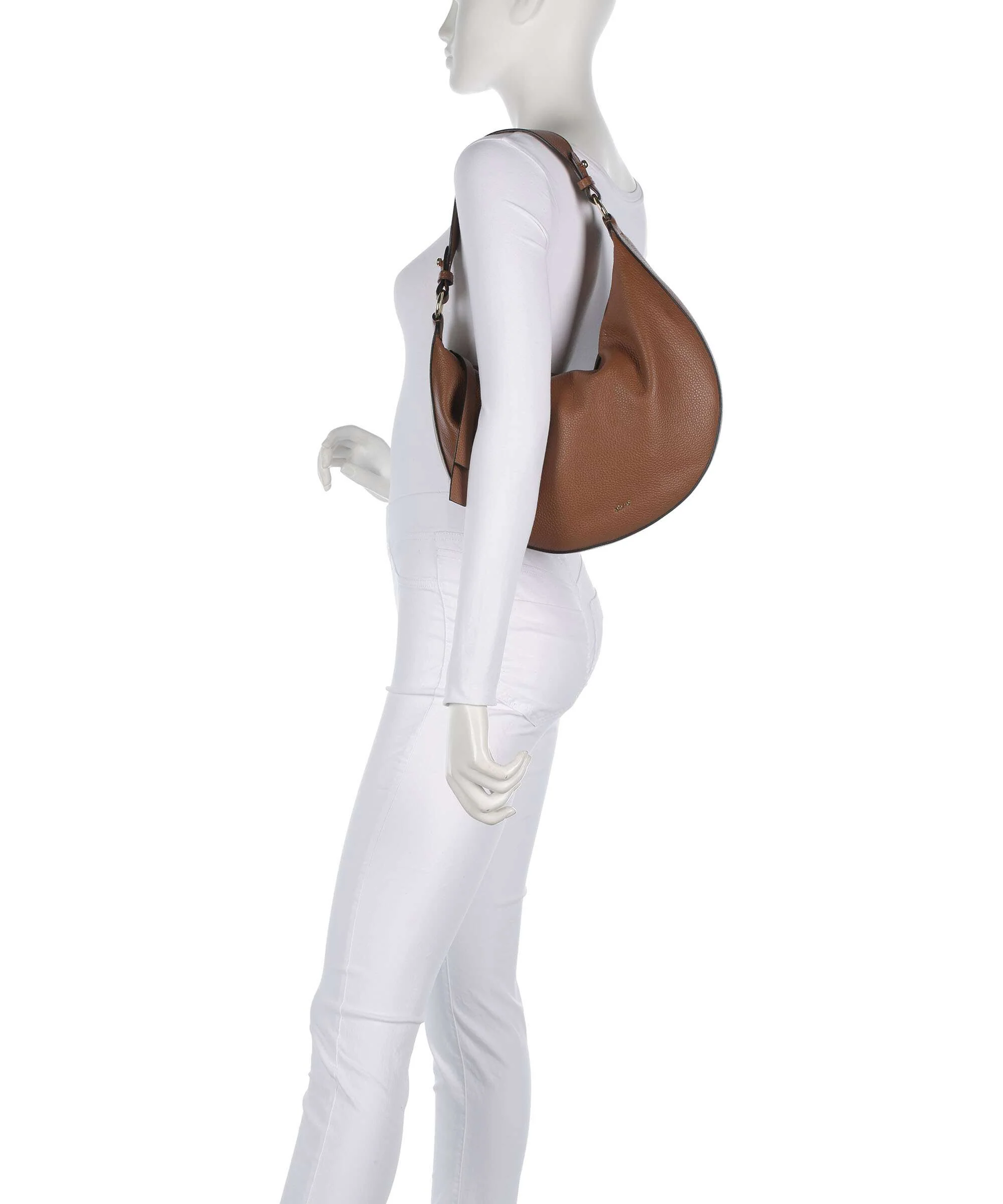 Abro Adria Lulu Small Hobo bag caramel/cognac - Image 3