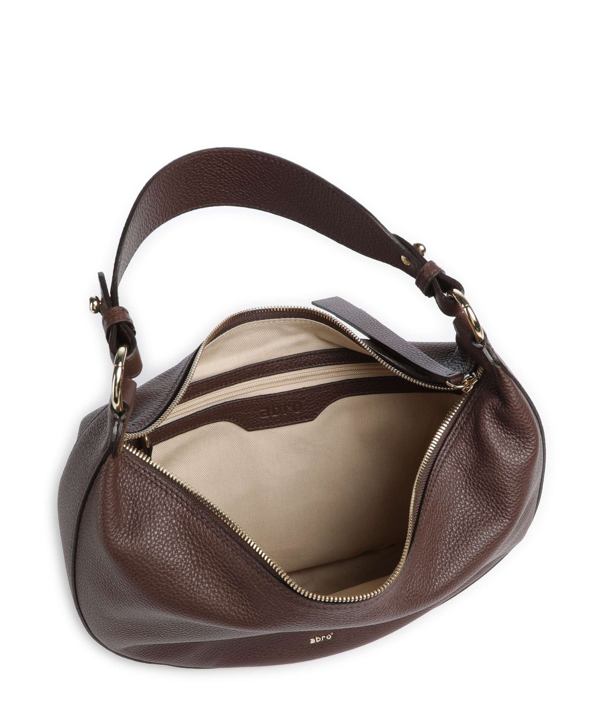 Abro Adria Lulu Small Hobo bag wood - Image 6