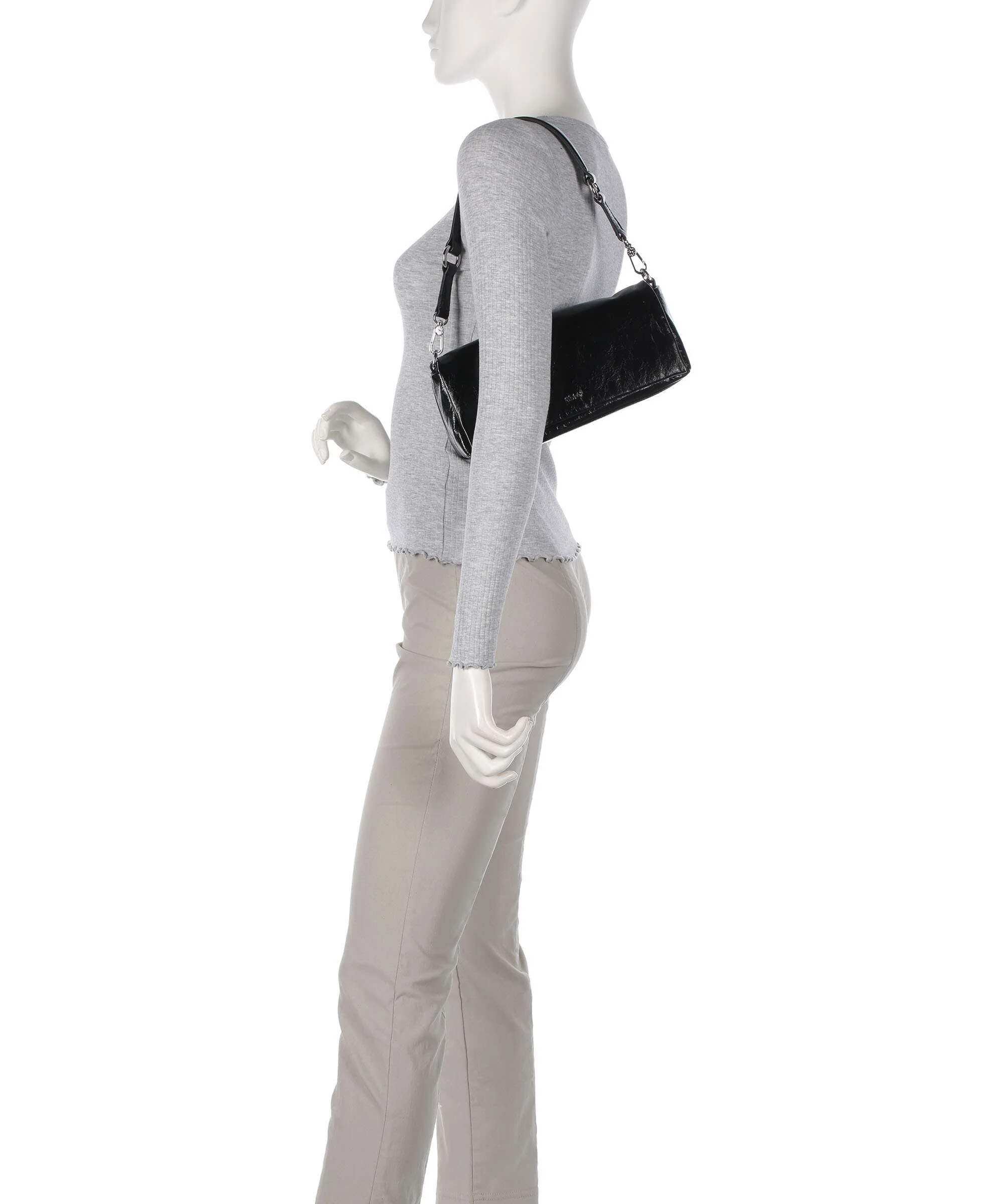 Abro Alias Soft Mila Shoulder bag black/nickel - Image 3