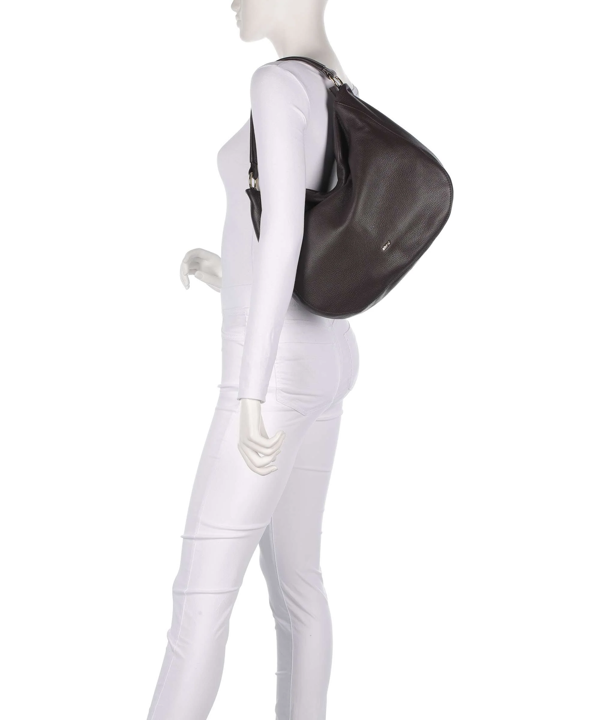 Abro Dalia Mia Hobo bag dark brown - Image 3