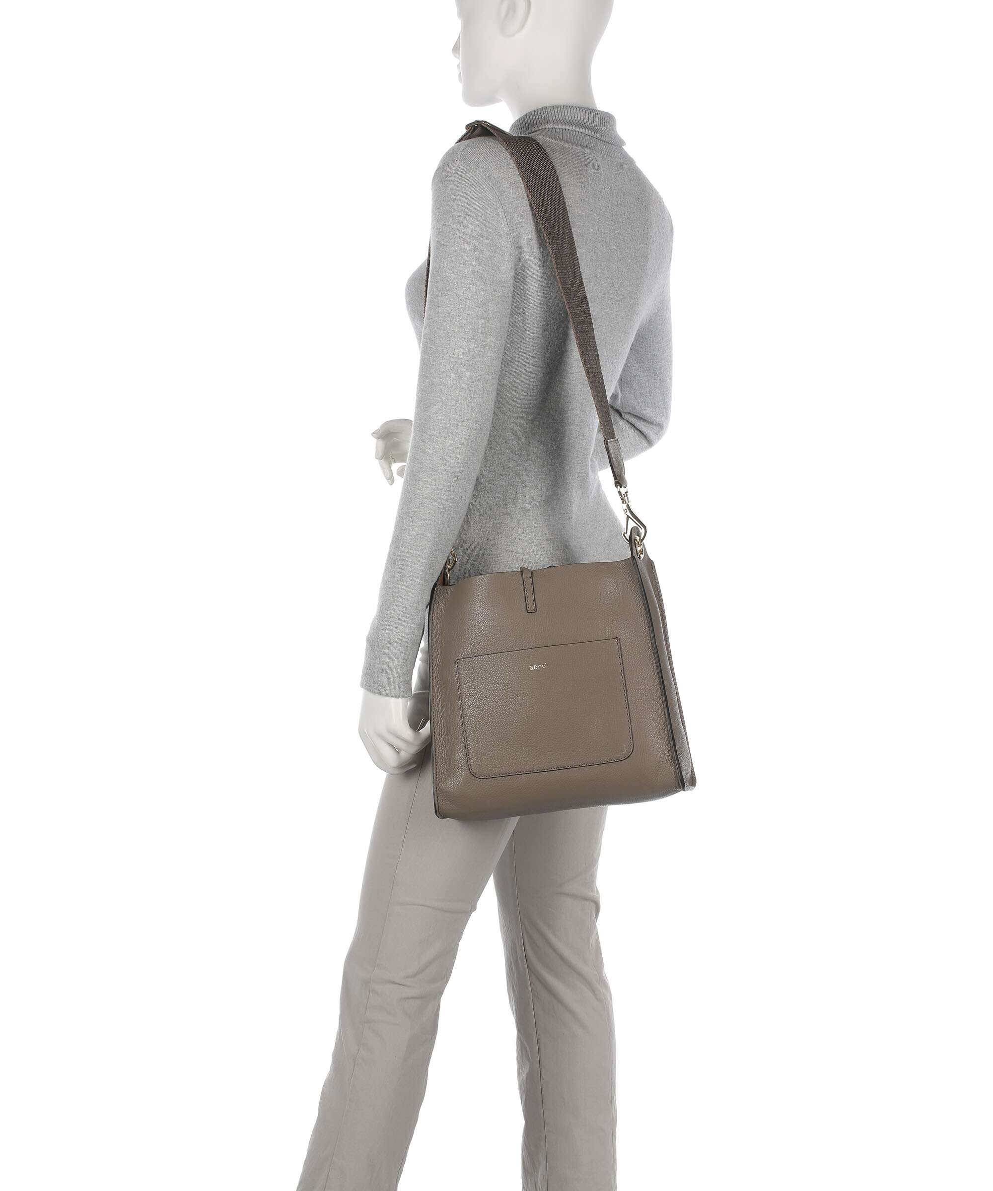 Abro Dalia Raquel Crossbody bag taupe - Image 3