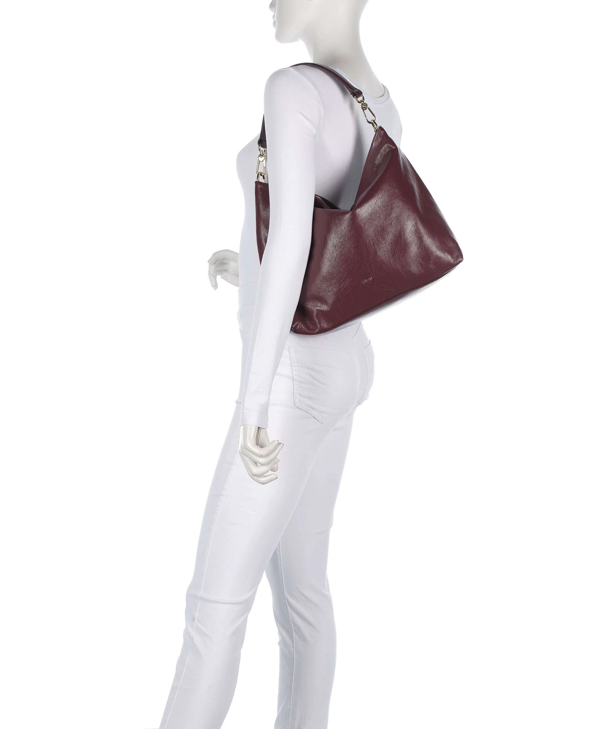 Abro Dioniso Kaia Hobo bag bordeaux - Image 3