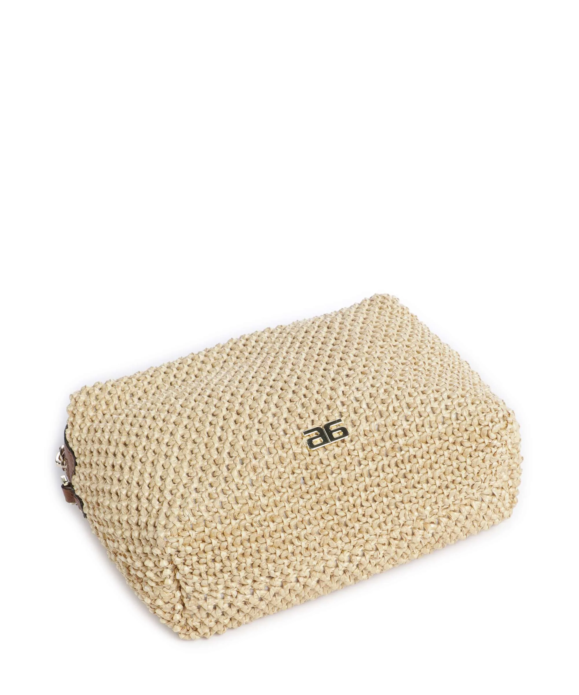 Abro Maglia Raffia Kaia Crossbody bag natural/nut - Image 5