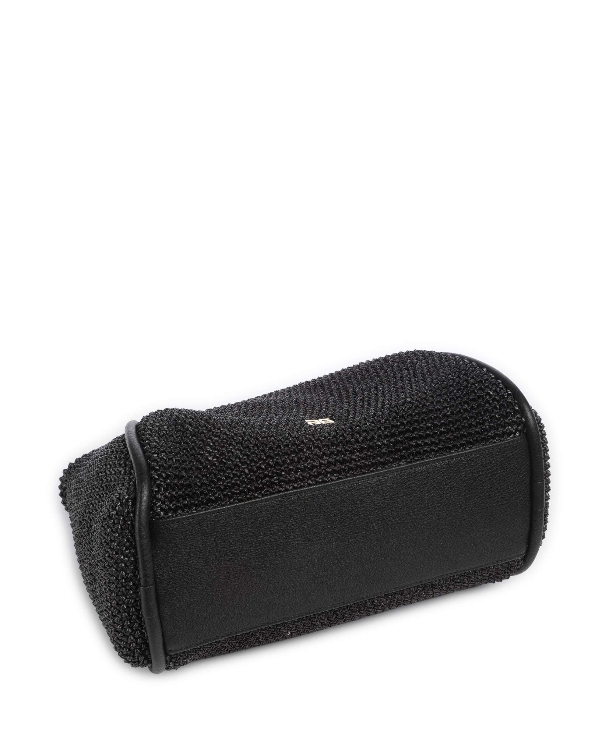 Abro Maglia Raffia Willow Handbag black/gold - Image 5