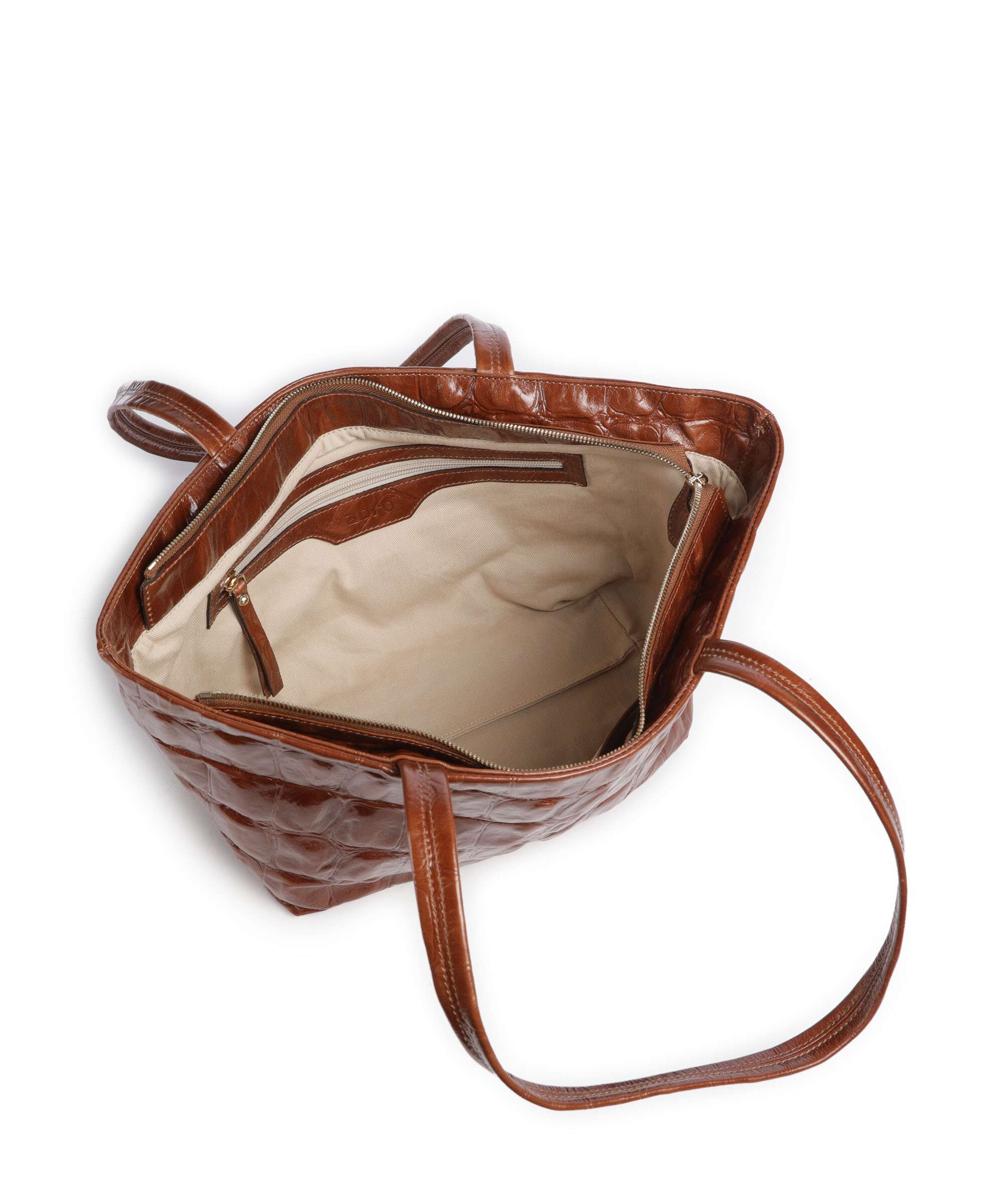 Abro Maxi Cocco Alba Shoulder bag caramel/cognac - Image 5