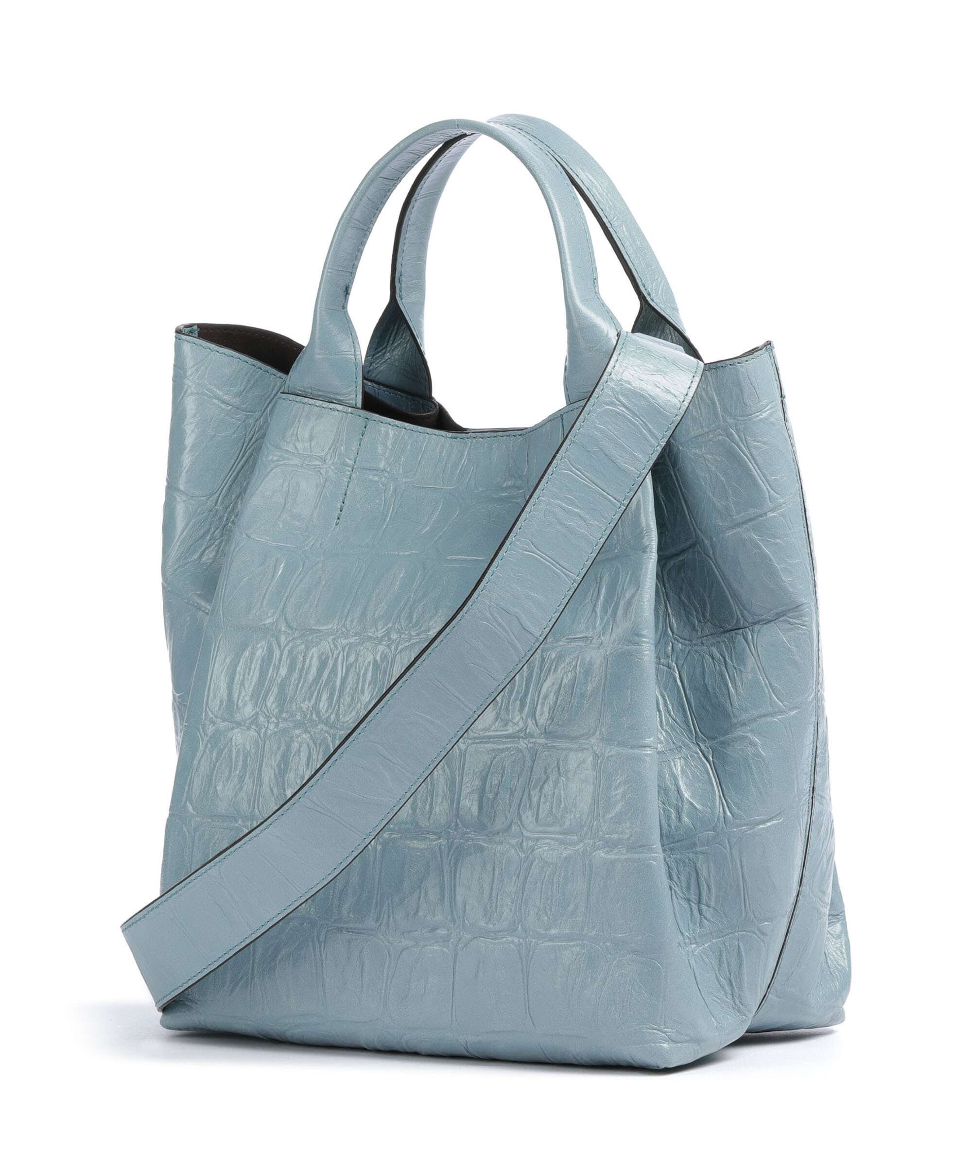 Abro Maxi Cocco Essential Medium Handbag sapphire - Image 2