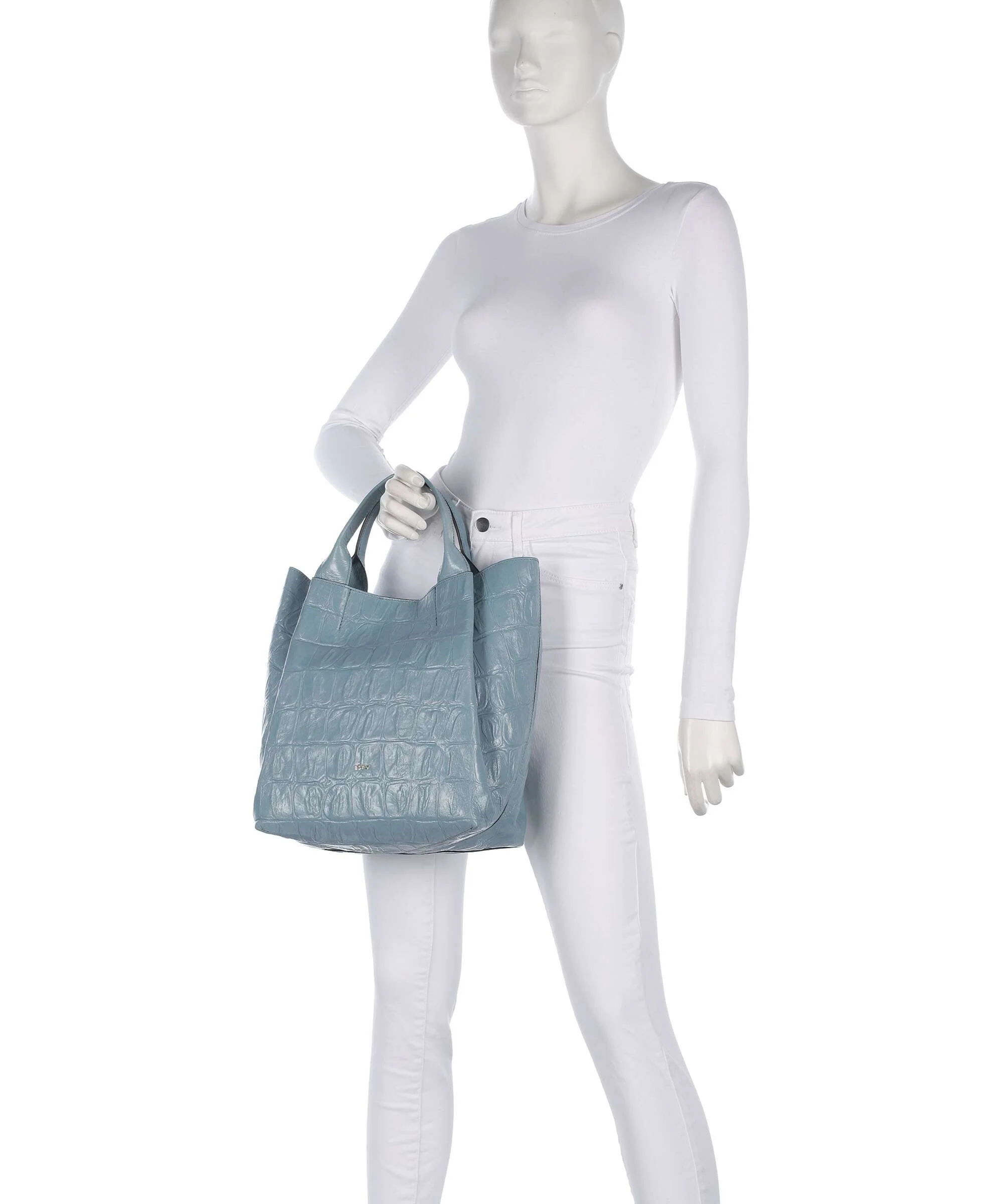 Abro Maxi Cocco Essential Medium Handbag sapphire - Image 3