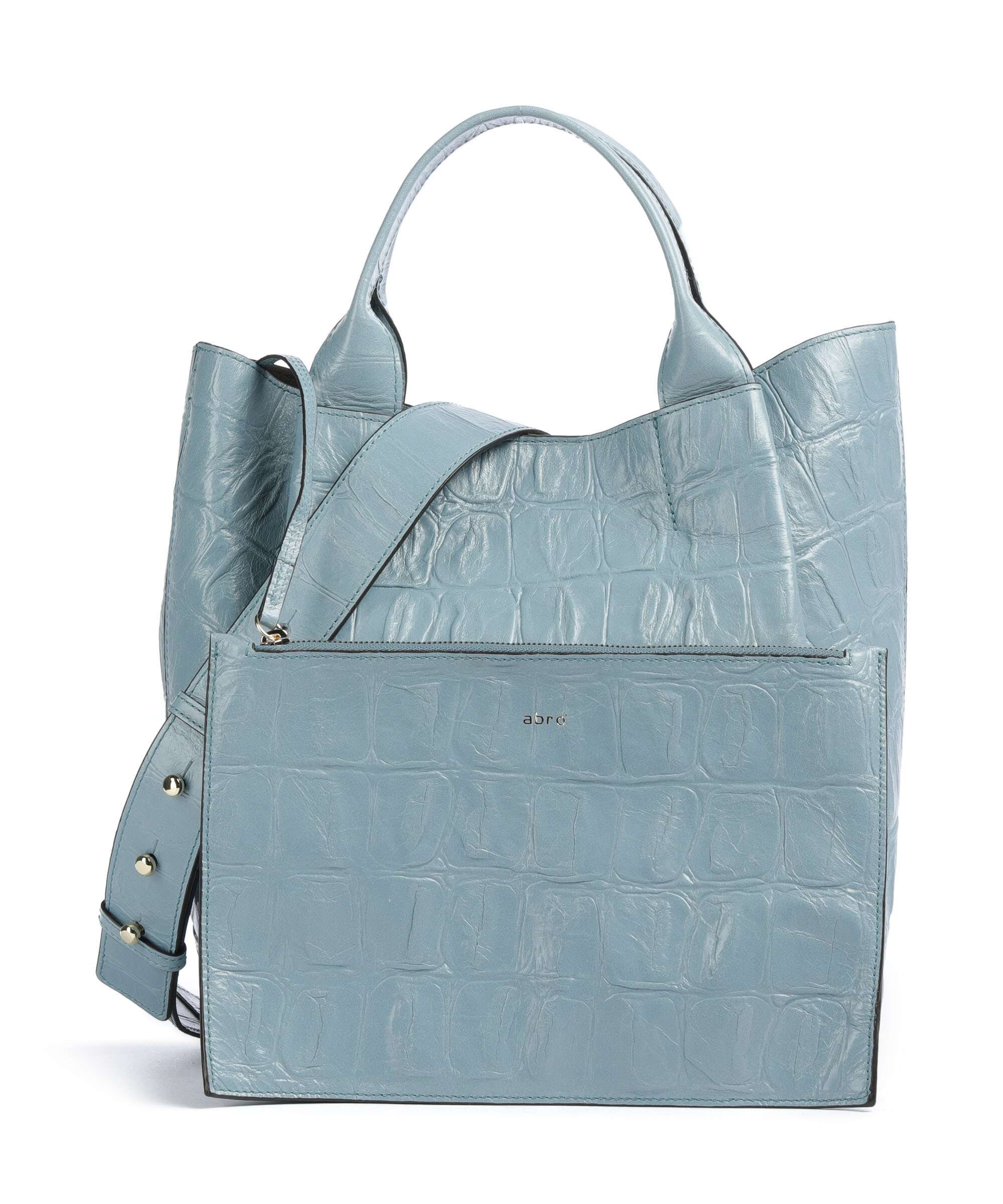Abro Maxi Cocco Essential Medium Handbag sapphire - Image 4