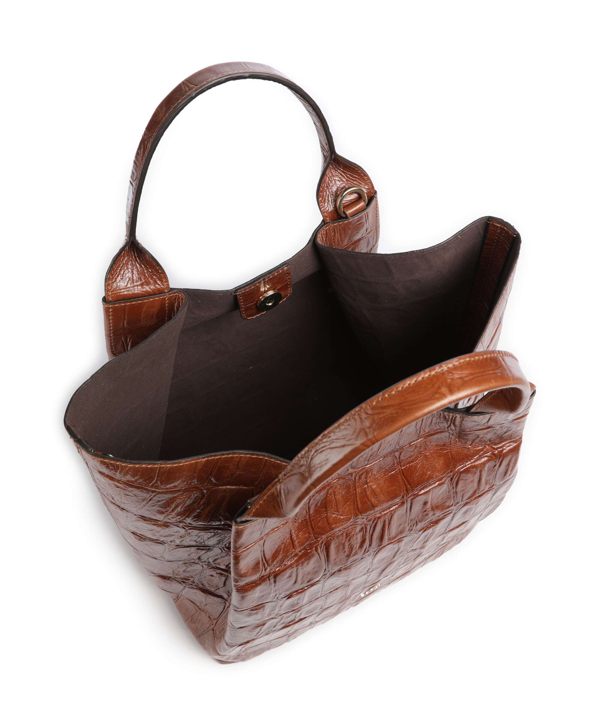 Abro Maxi Cocco Essential Medium Handbag caramel/cognac - Image 6