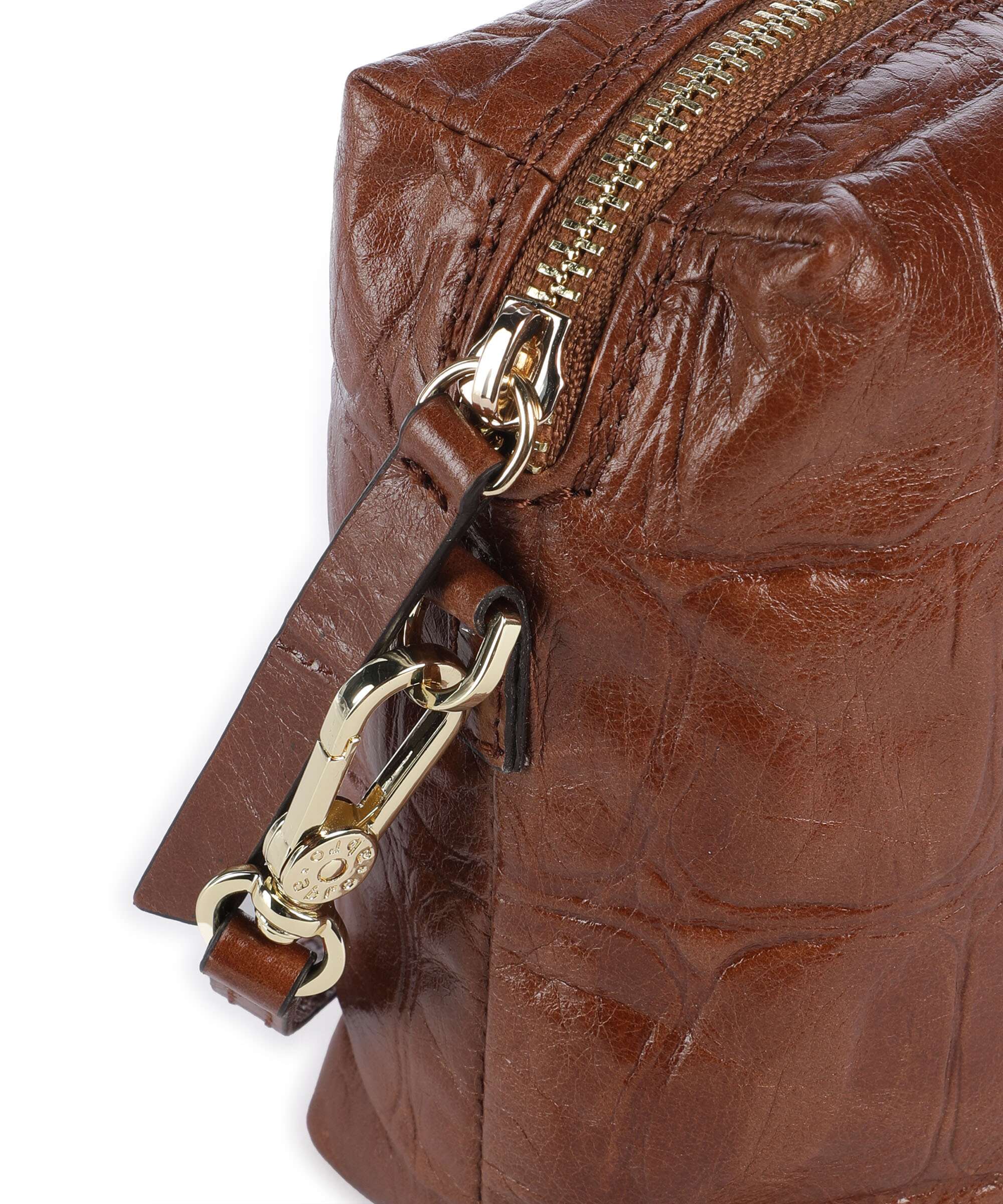 Abro Maxi Cocco Kaia Crossbody bag caramel/cognac - Image 4