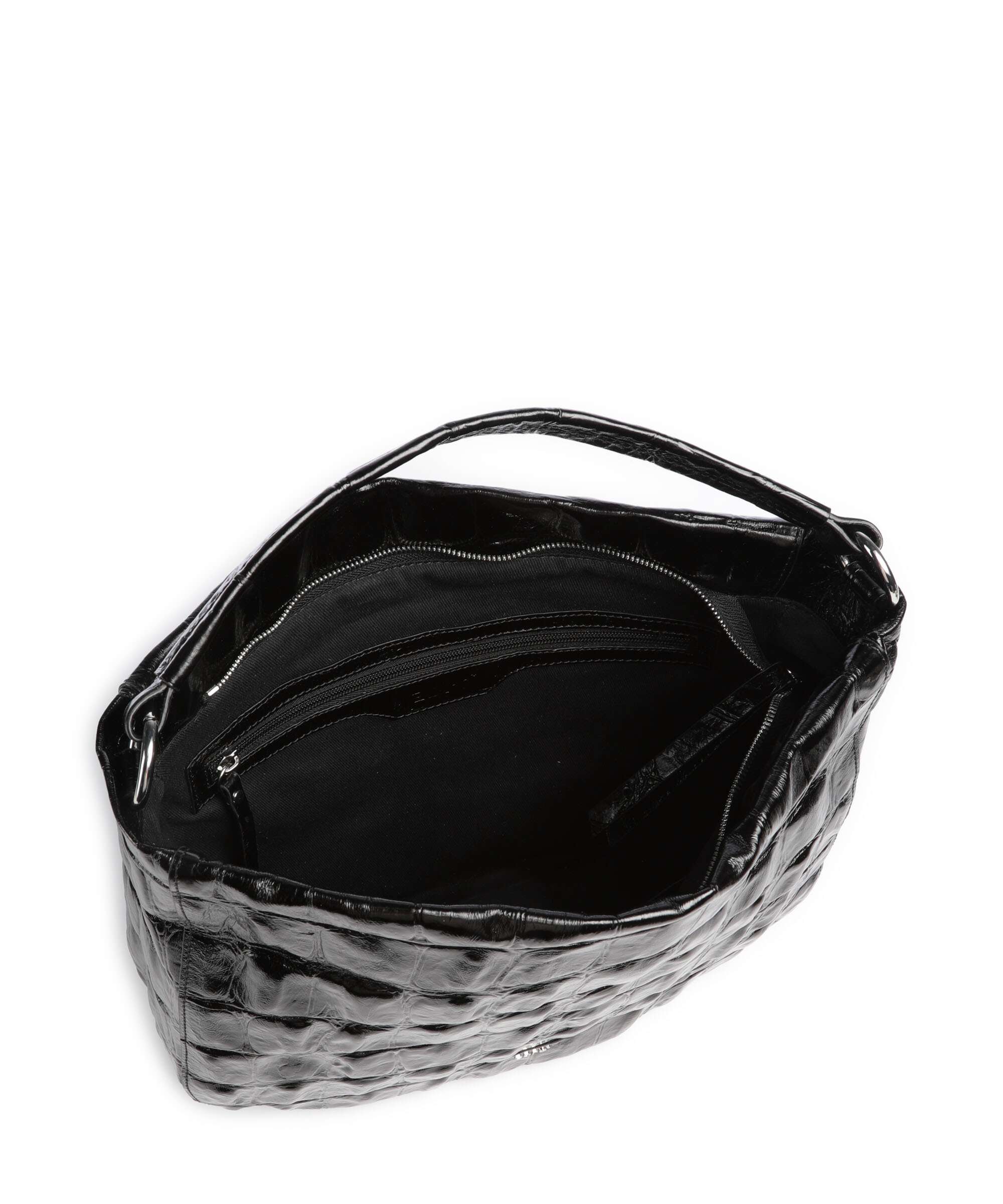 Abro Maxi Cocco Mia Hobo bag black/nickel - Image 6