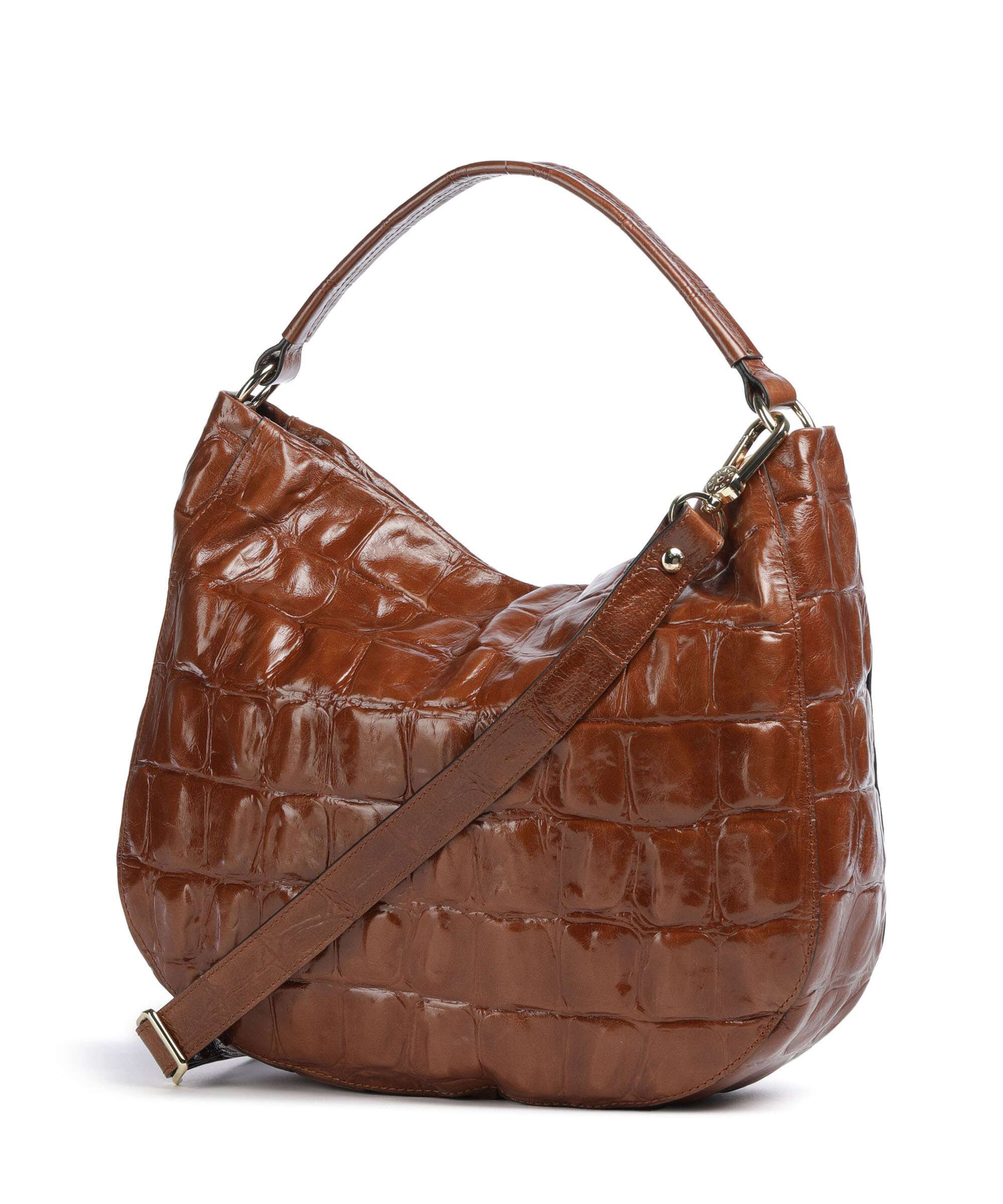Abro Maxi Cocco Mia Hobo bag caramel/cognac - Image 2