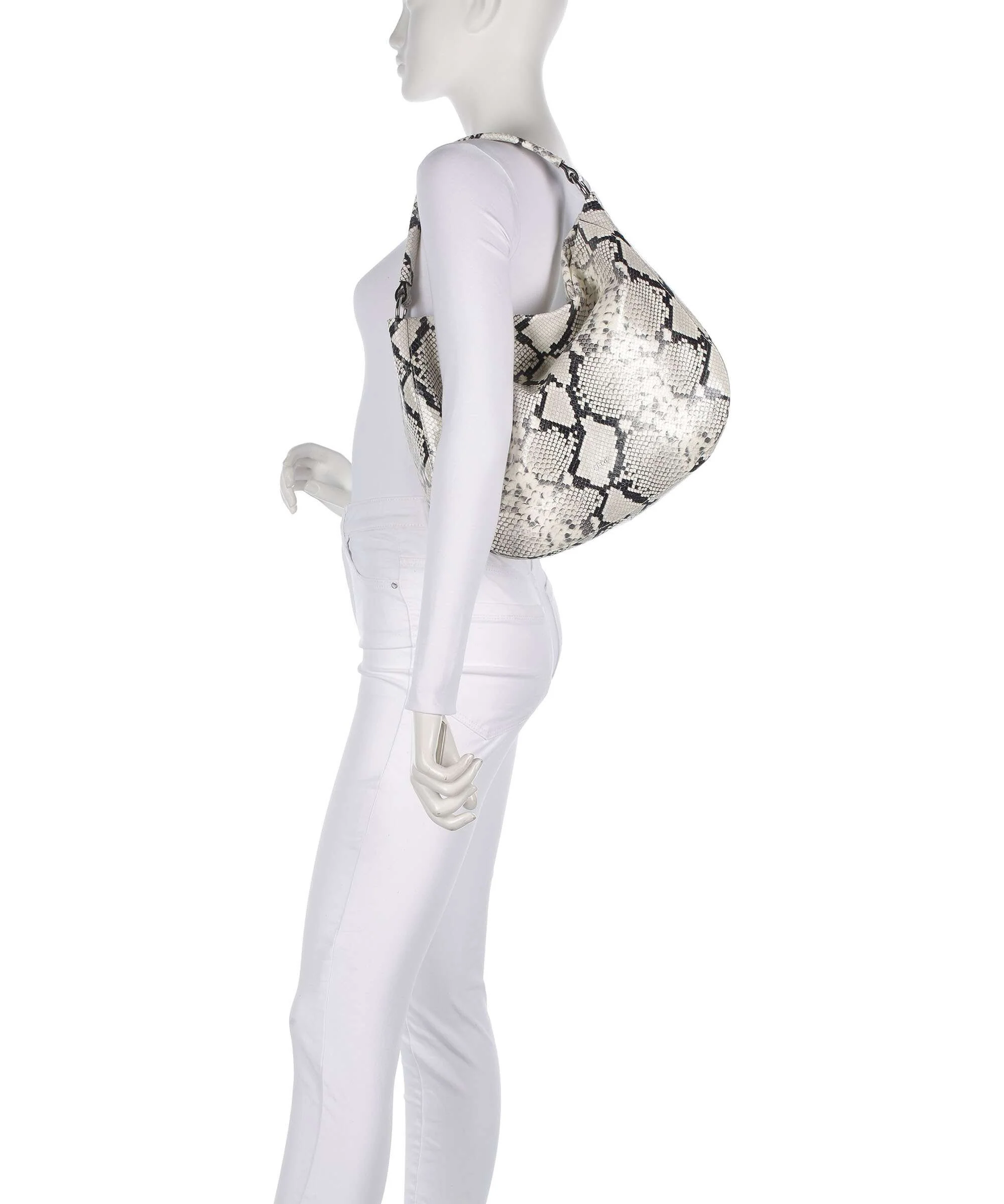 Abro Pitone Mia Hobo bag beige - Image 3
