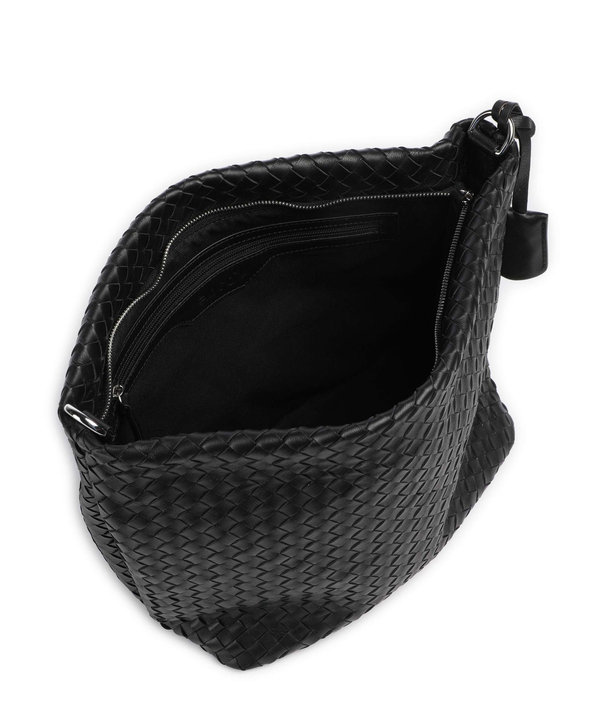 Abro Piuma Ebony Hobo bag black/nickel - Image 7