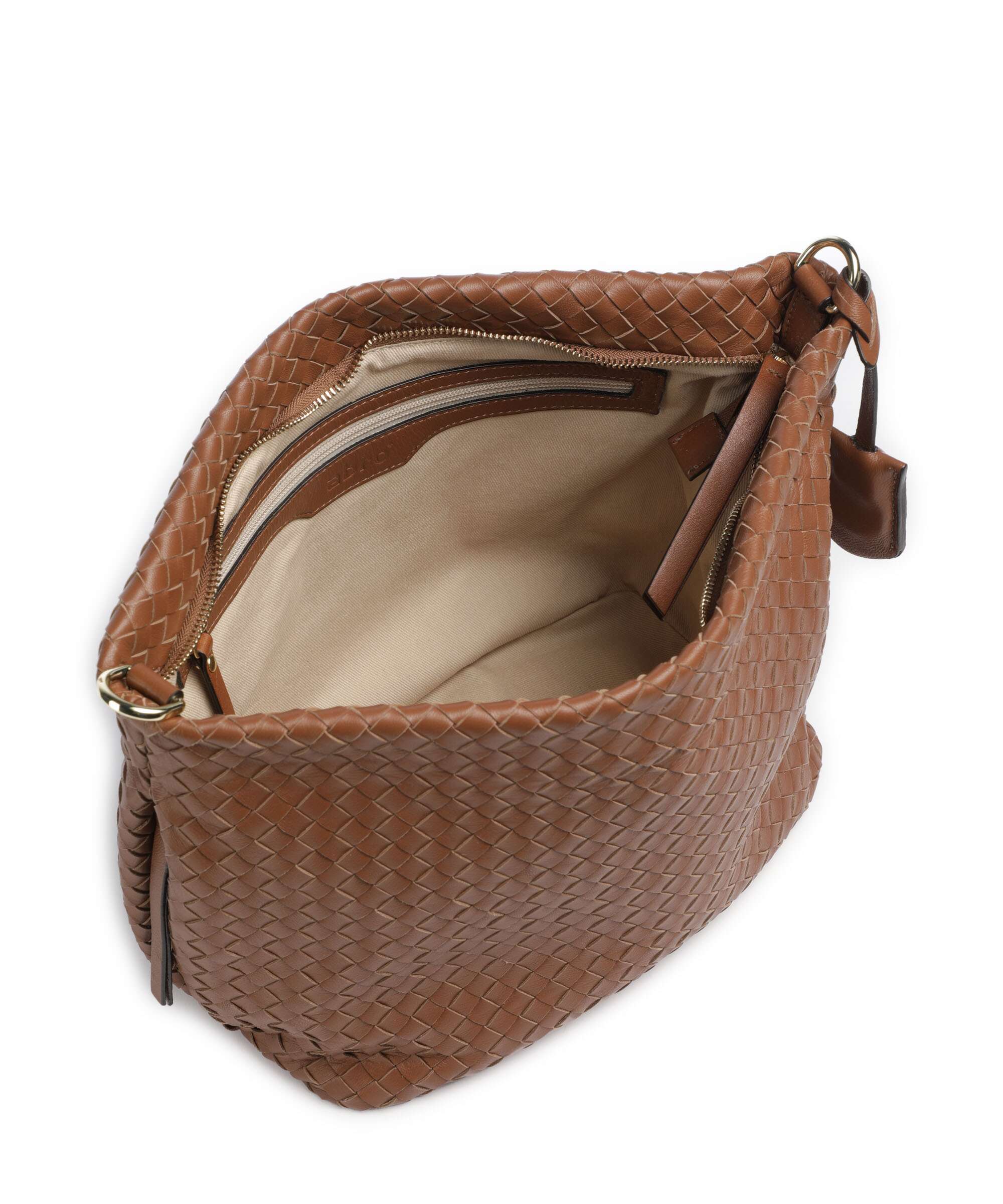 Abro Piuma Ebony Hobo bag caramel/cognac - Image 6