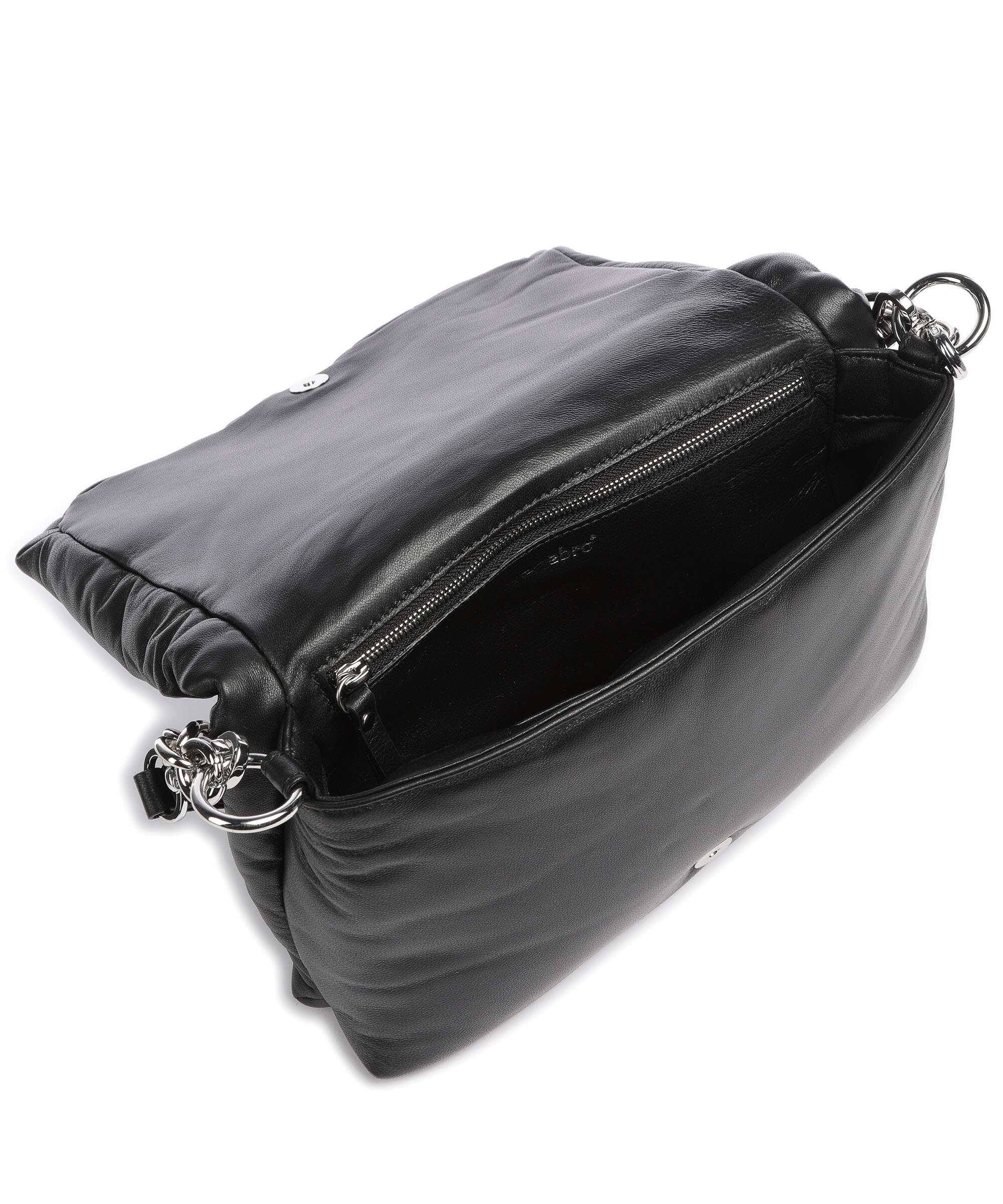 Abro Piuma Lucido Puffer Shoulder bag black/nickel - Image 6