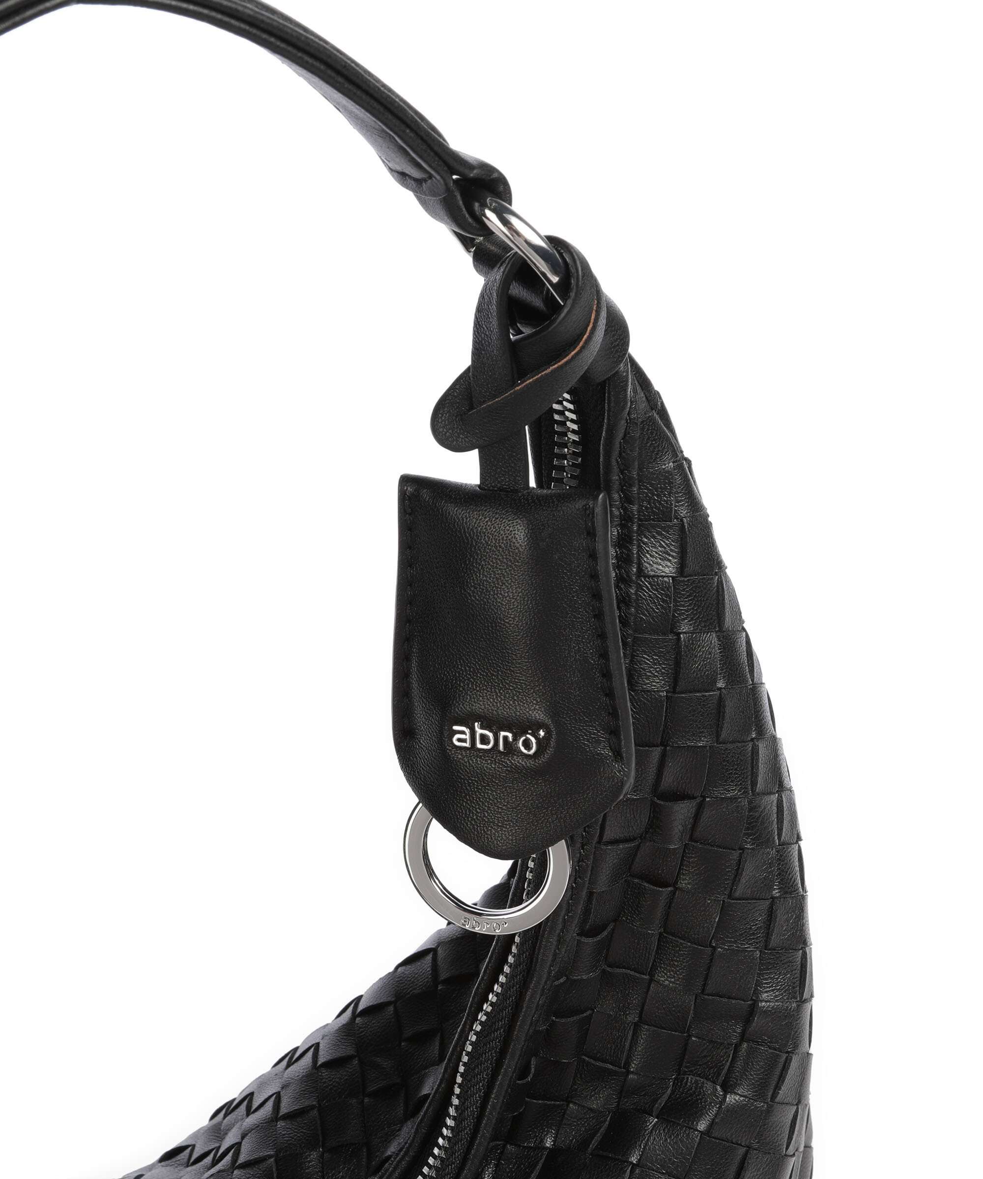 Abro Piuma Nana Small Hobo bag black/nickel - Image 4