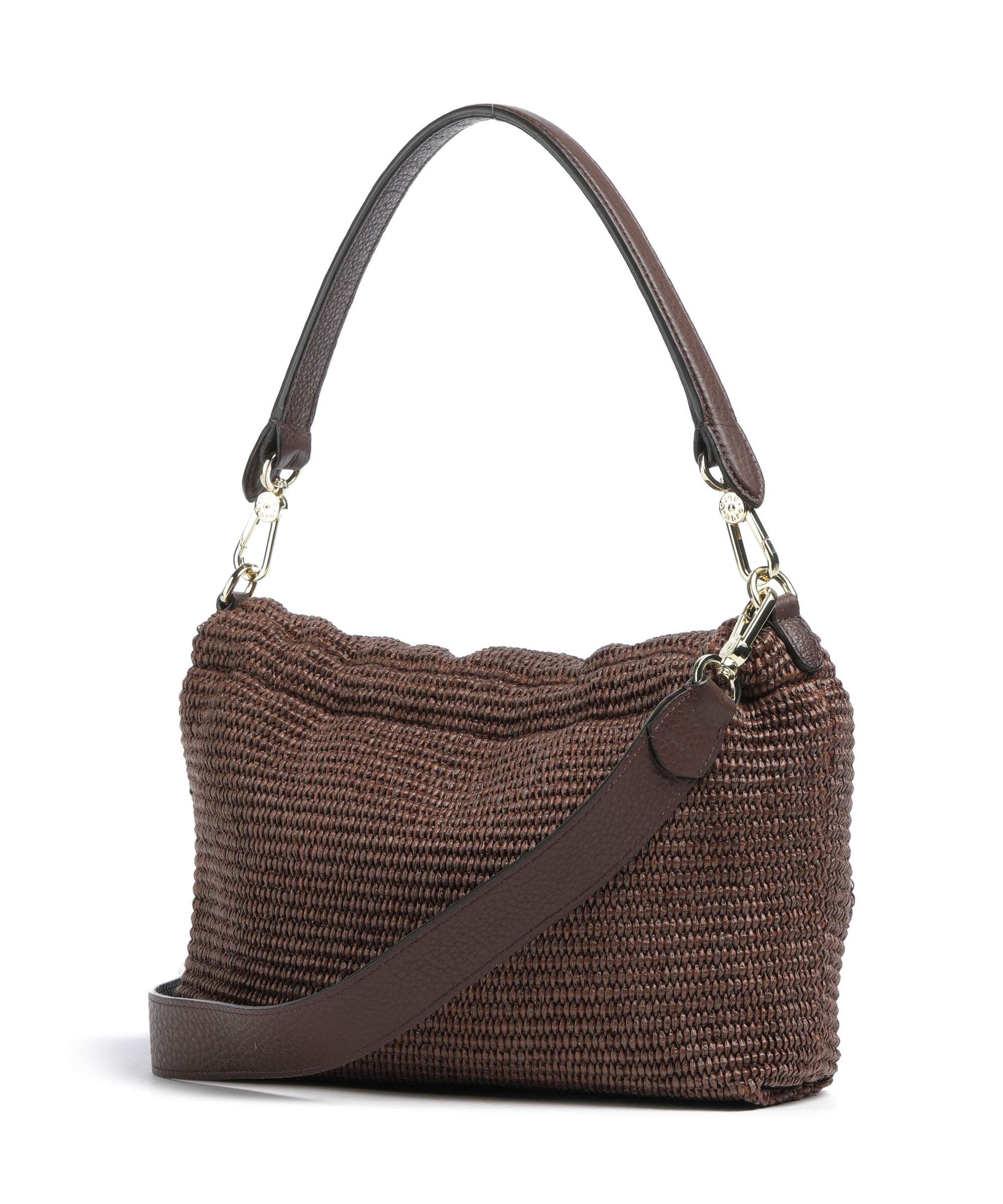 Abro Raffia Classica Temi Medium Shoulder bag wood - Image 2