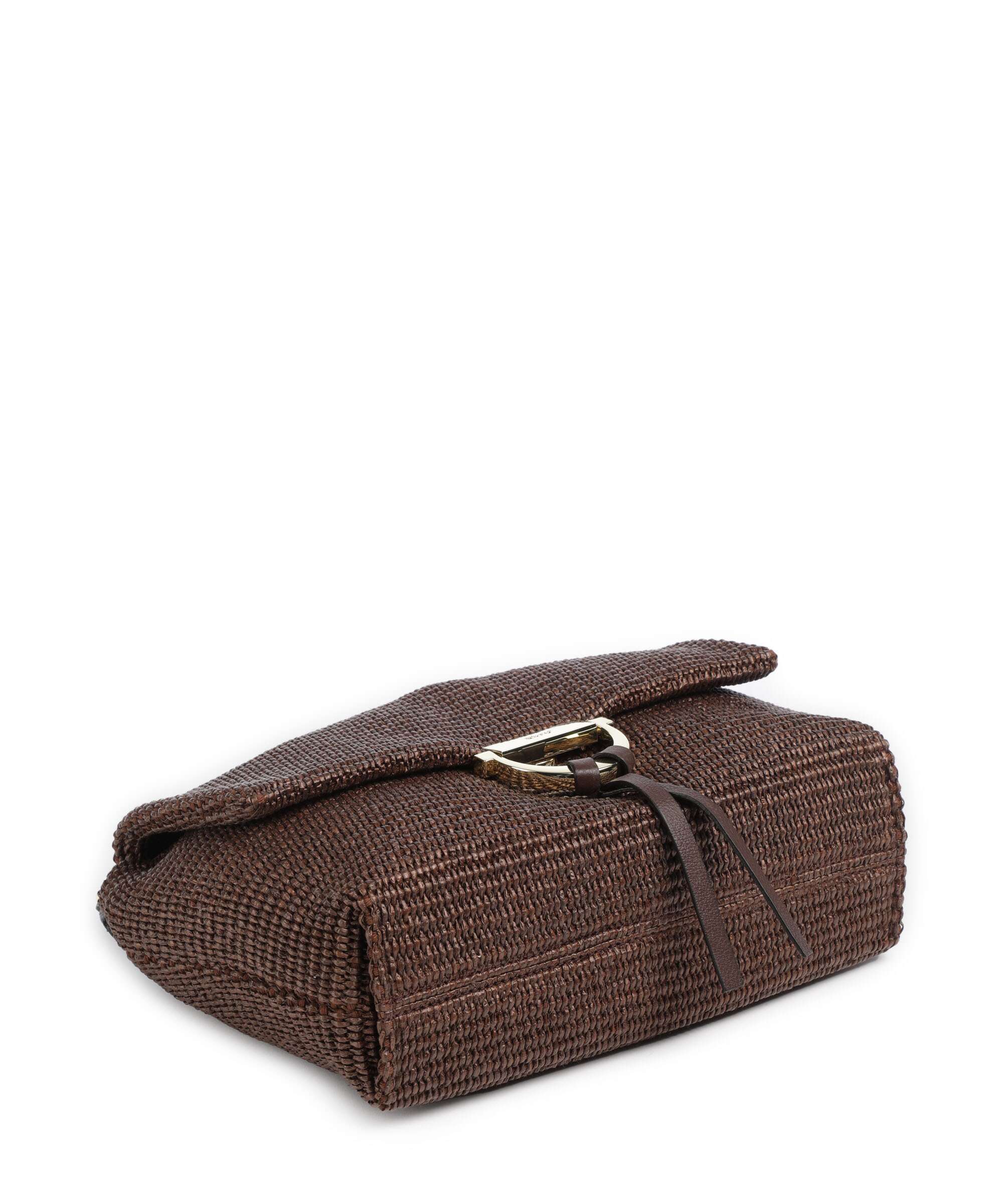 Abro Raffia Classica Temi Medium Shoulder bag wood - Image 5