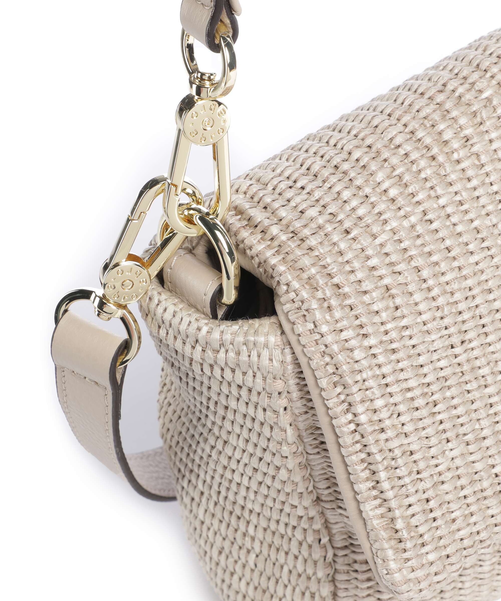 Abro Raffia Classica Temi Shoulder bag sahara - Image 5