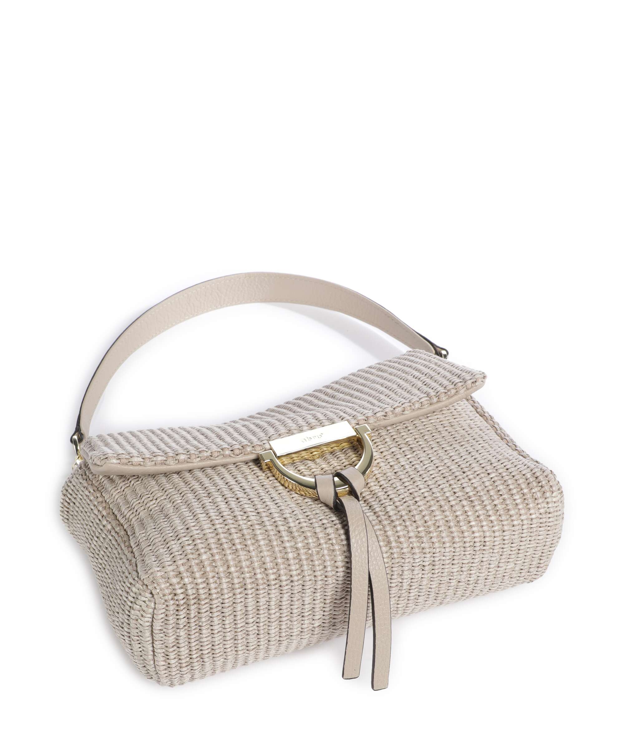 Abro Raffia Classica Temi Shoulder bag sahara - Image 6