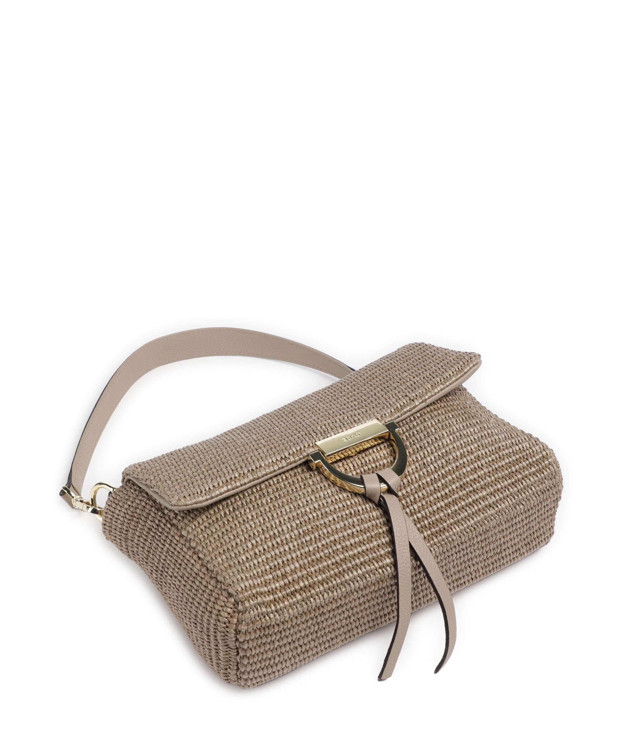 Abro Raffia Classica Temi Shoulder bag siena - Image 5
