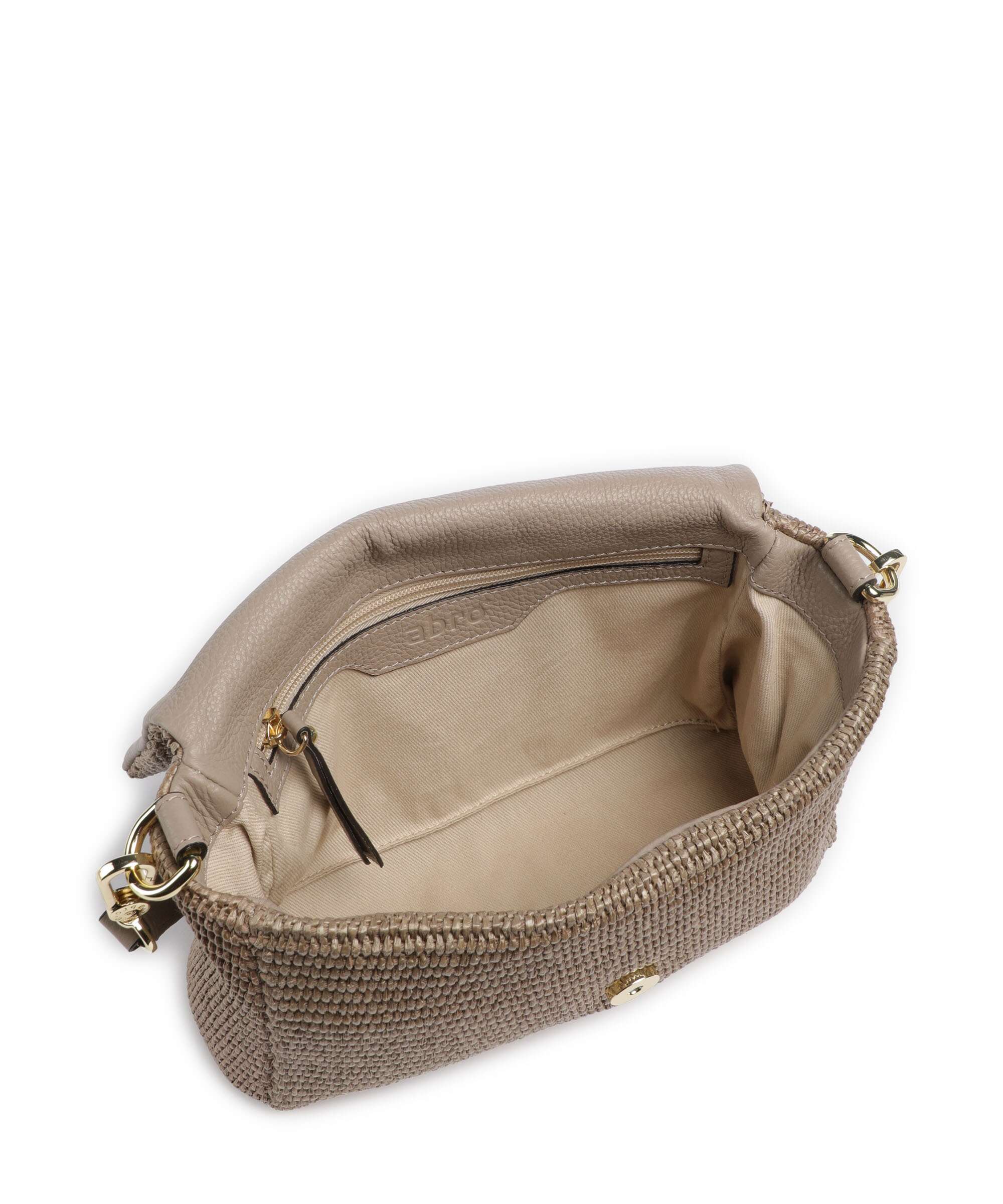 Abro Raffia Classica Temi Shoulder bag siena - Image 6