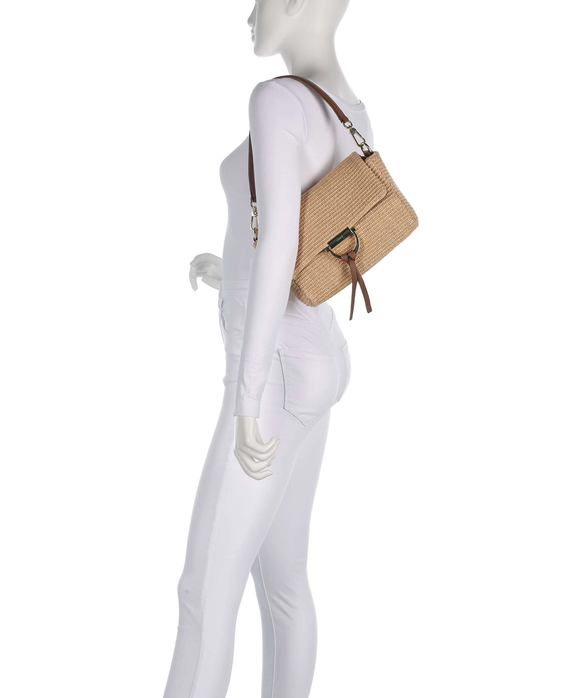 Abro Raffia Classica Temi Shoulder bag natural - Image 3