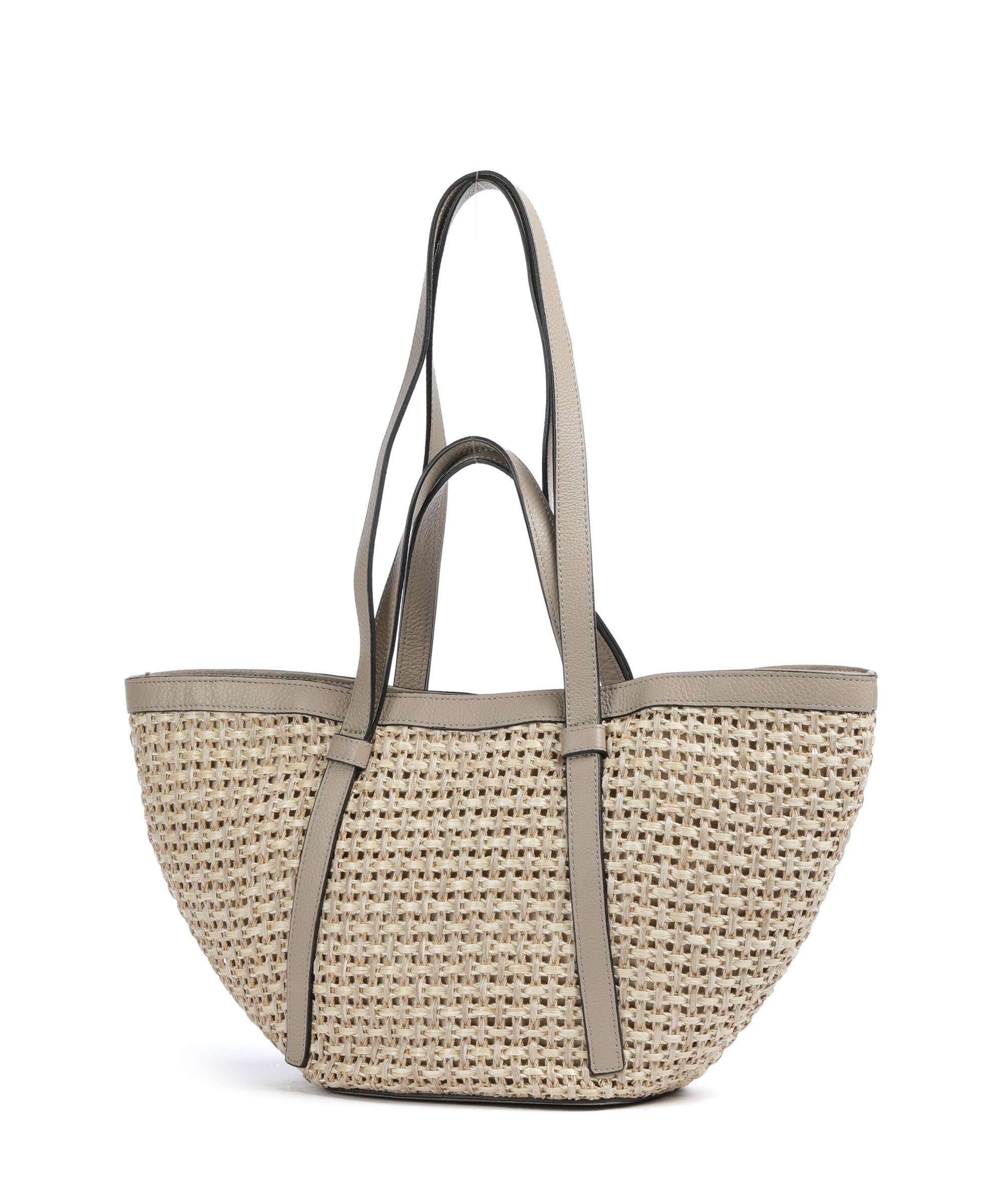 Abro Raffia Cordino Cosmo Medium Tote bag siena - Image 2