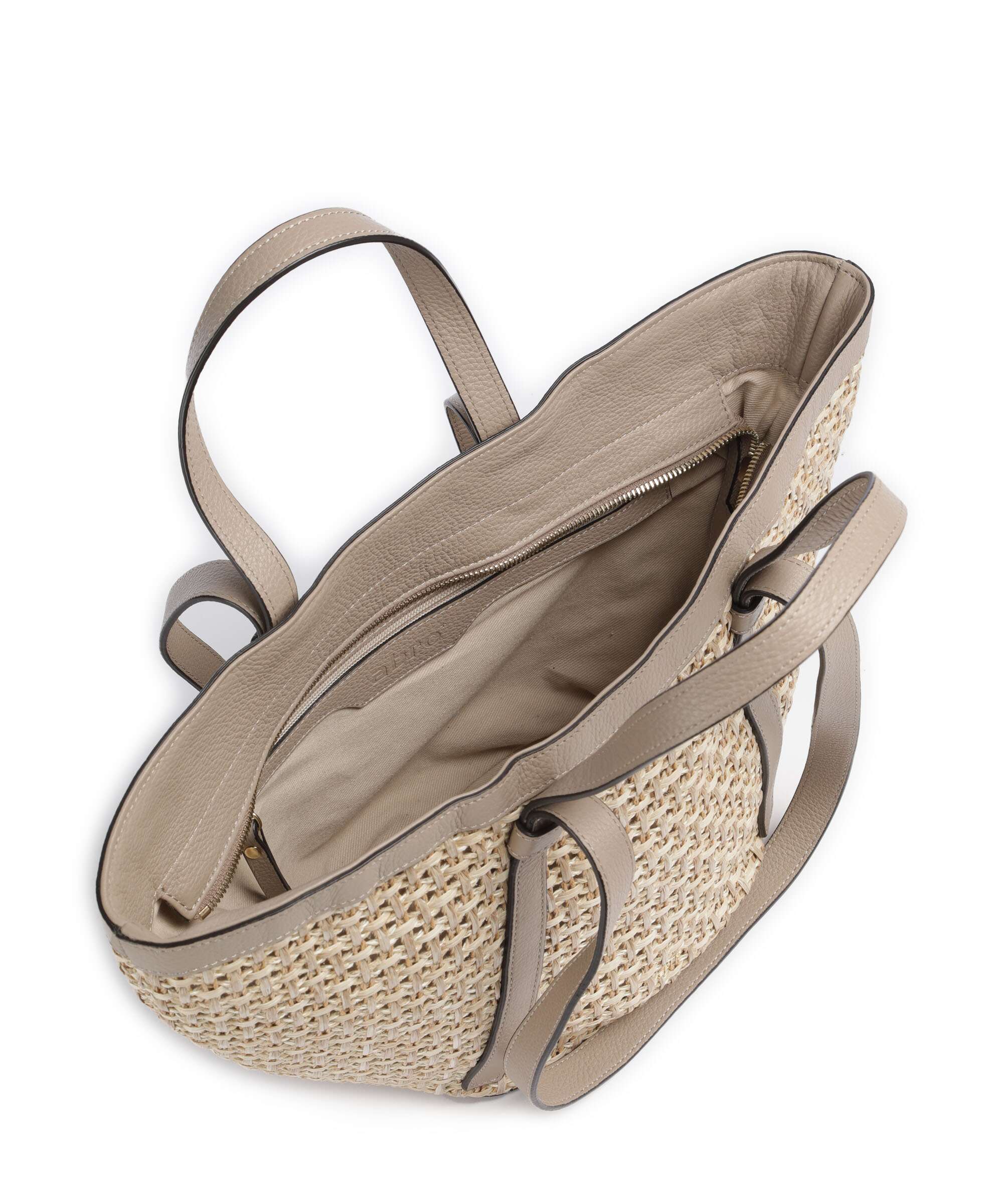Abro Raffia Cordino Cosmo Medium Tote bag siena - Image 5