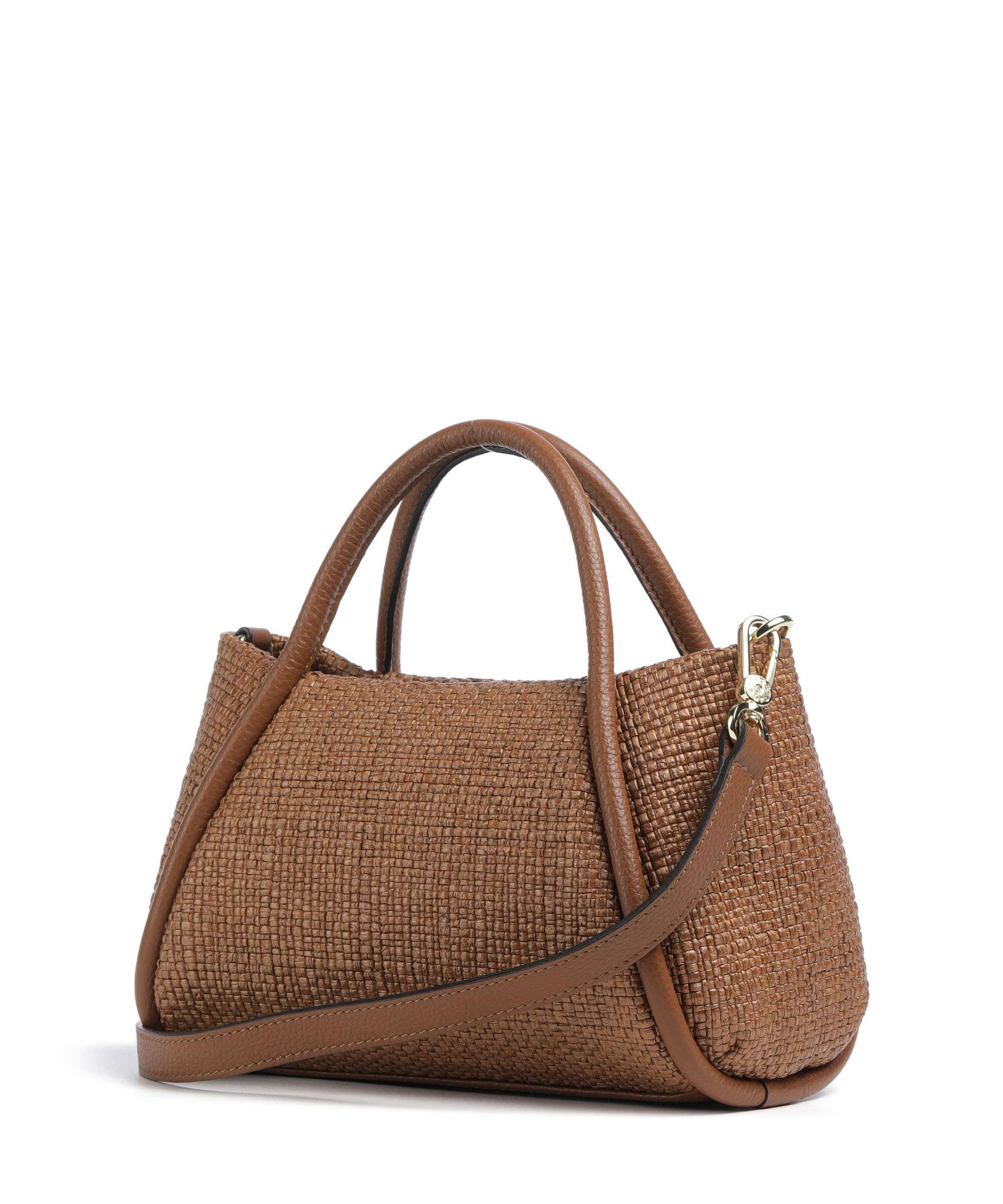 Abro Raffia Intreccio Willow Handbag caramel/cognac - Image 2