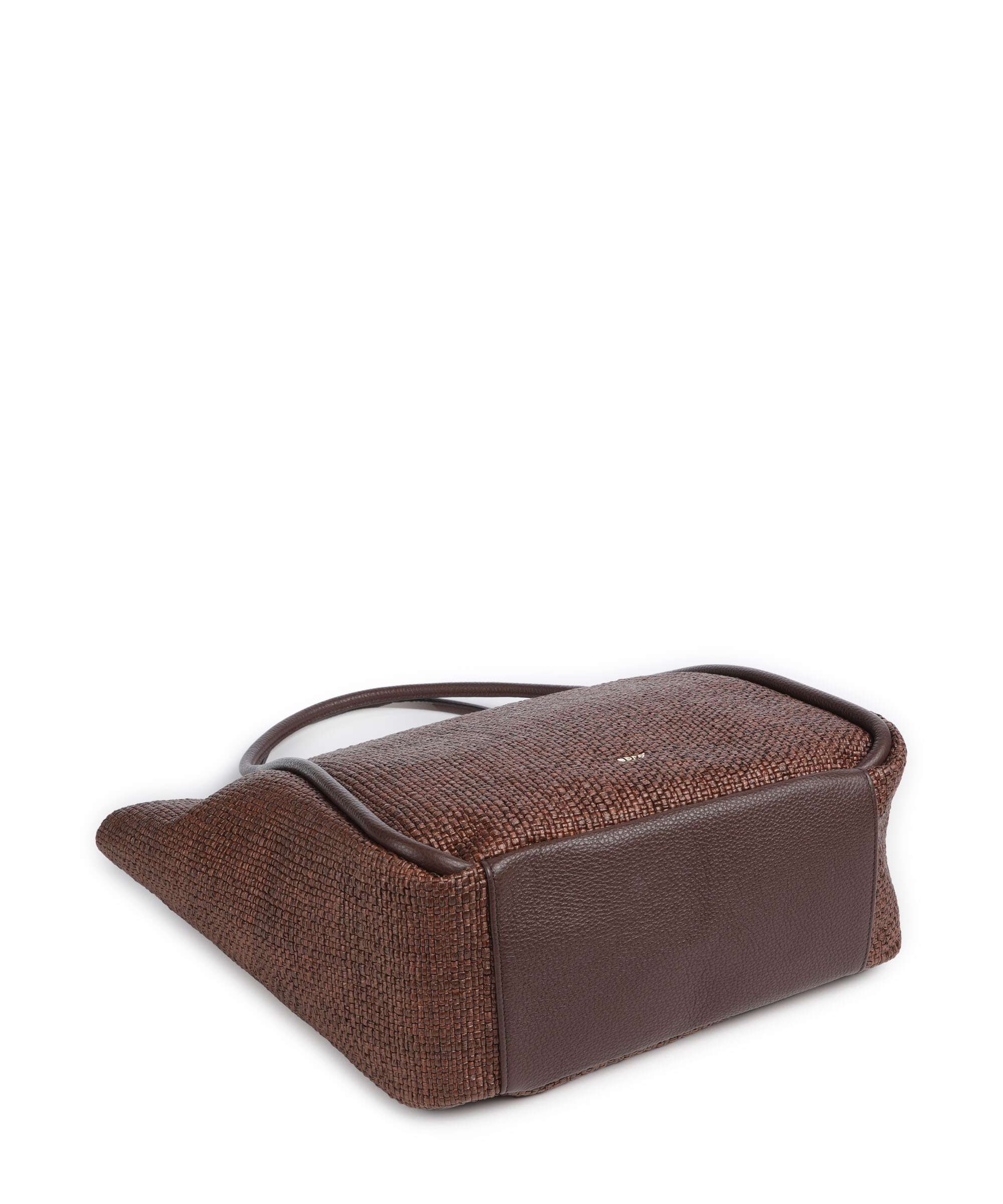 Abro Raffia Intreccio Willow Tote bag wood - Image 4