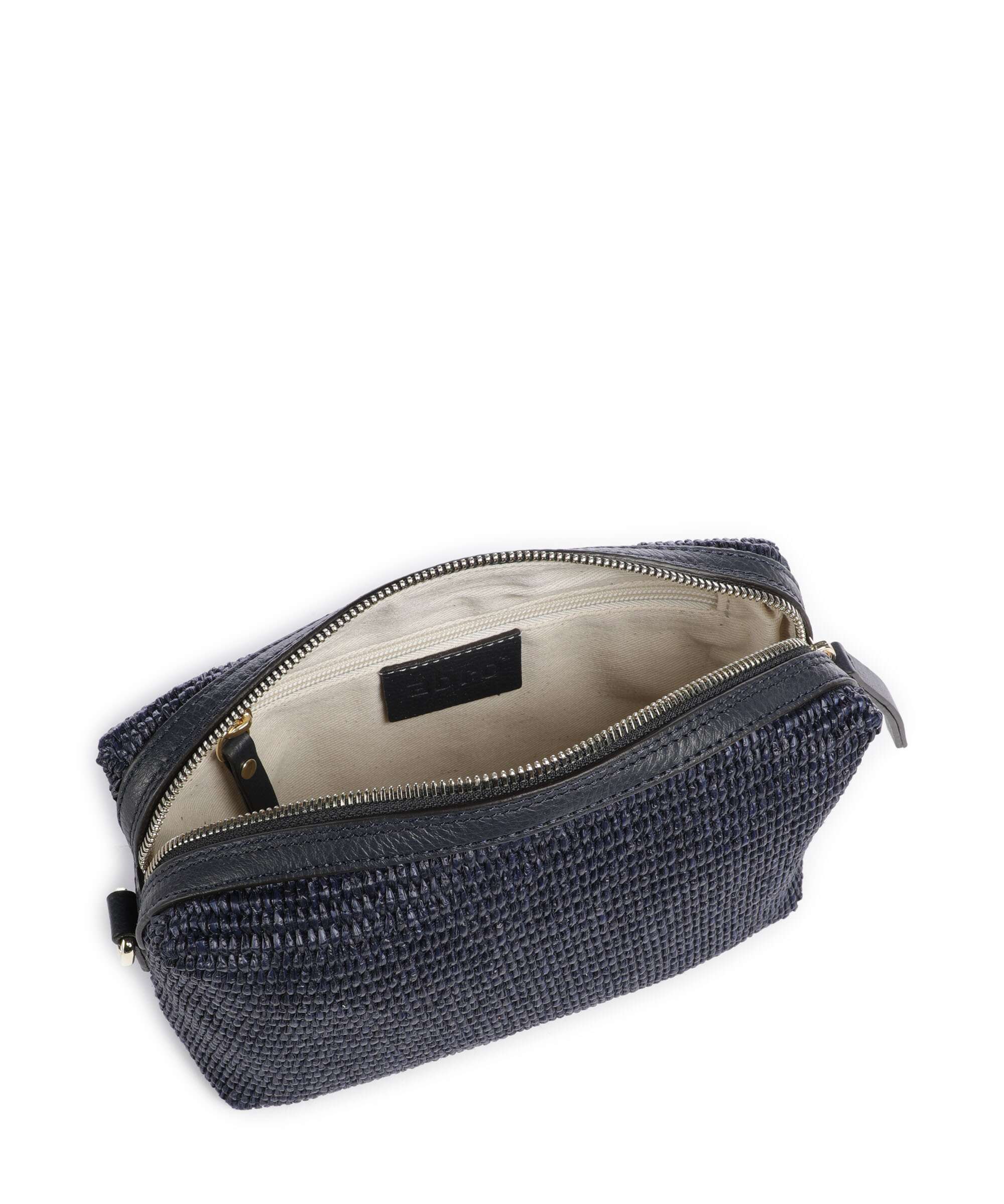 Abro Raffia Kaia Crossbody bag navy - Image 6