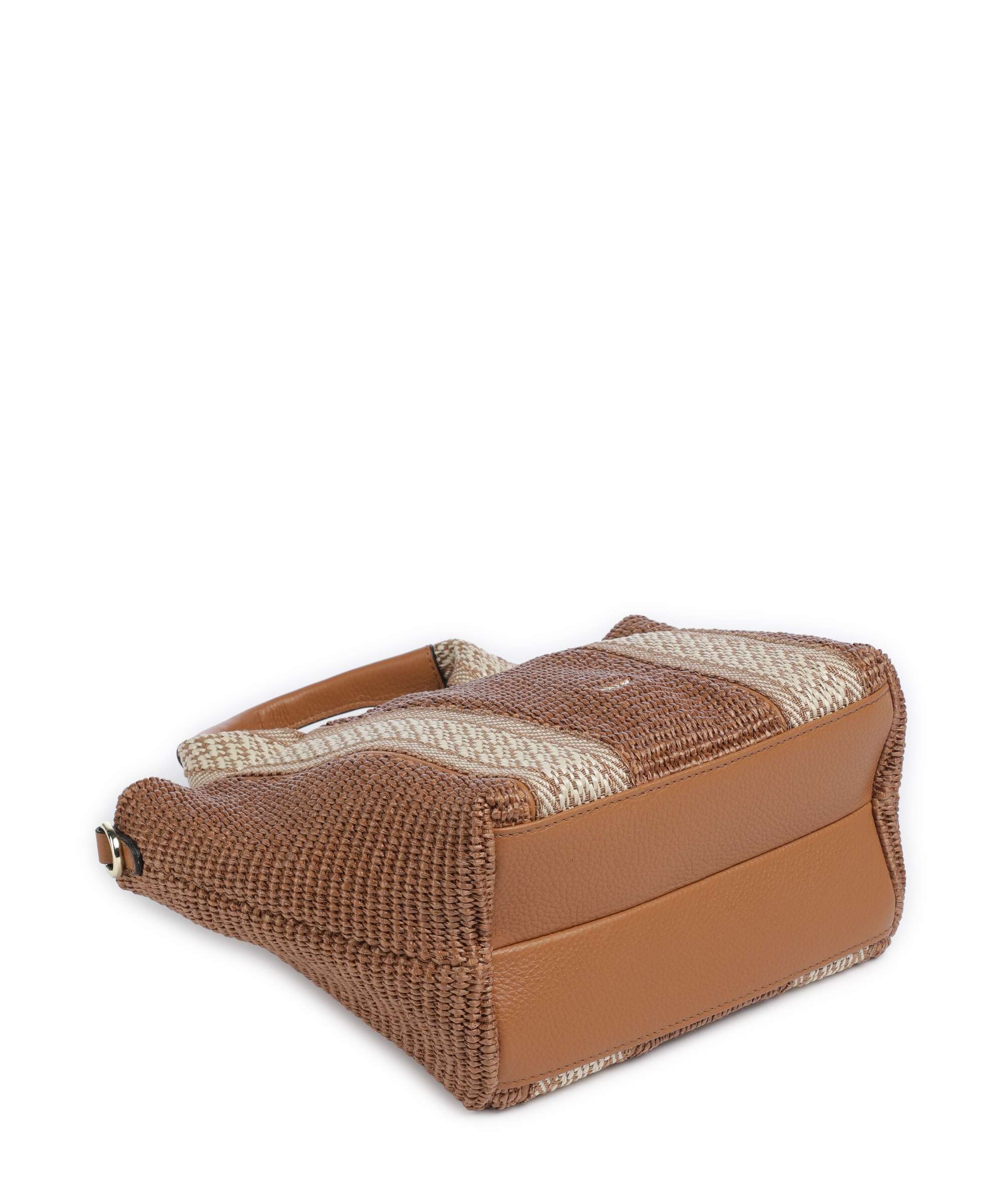 Abro Raffia Kaia Handbag caramel/cognac - Image 4
