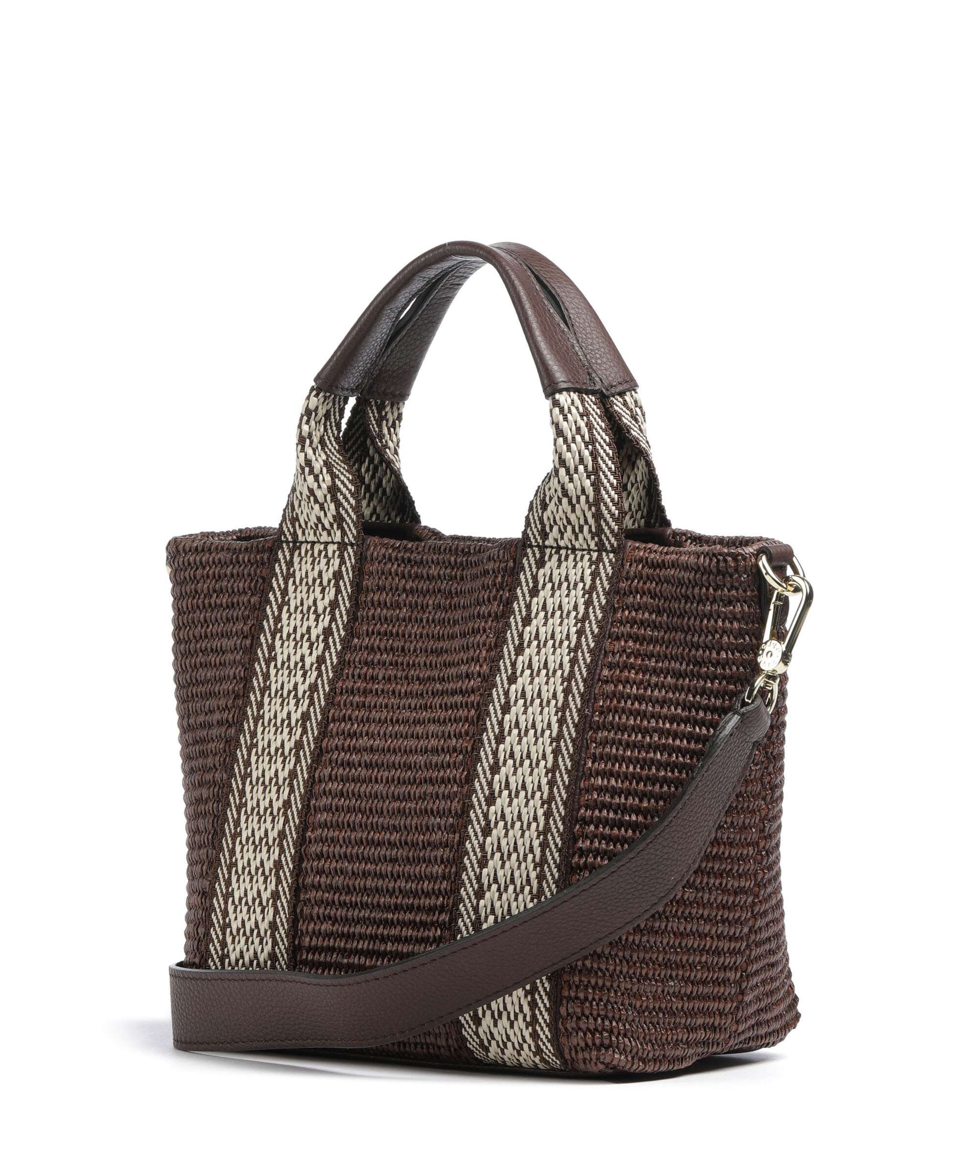 Abro Raffia Kaia Handbag wood - Image 2