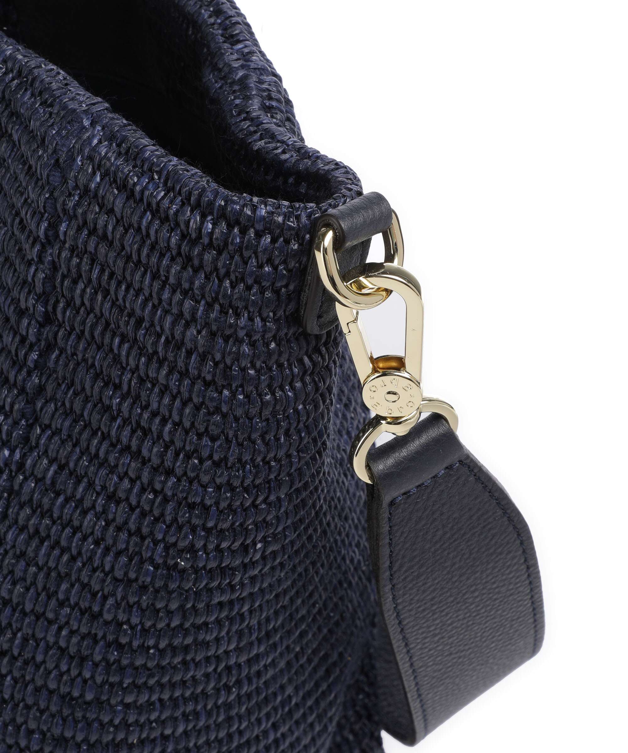 Abro Raffia Kaia Tote bag navy - Image 4