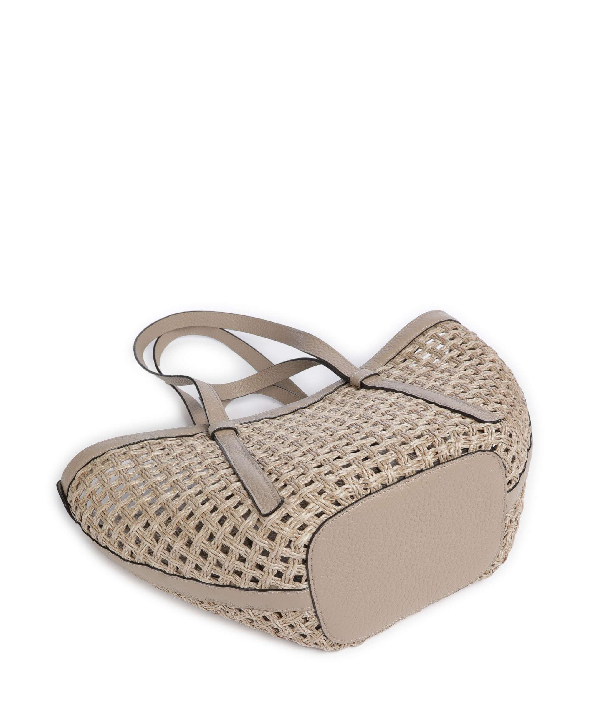 Abro Raffia Net Cosmo Medium Tote bag sahara - Image 5