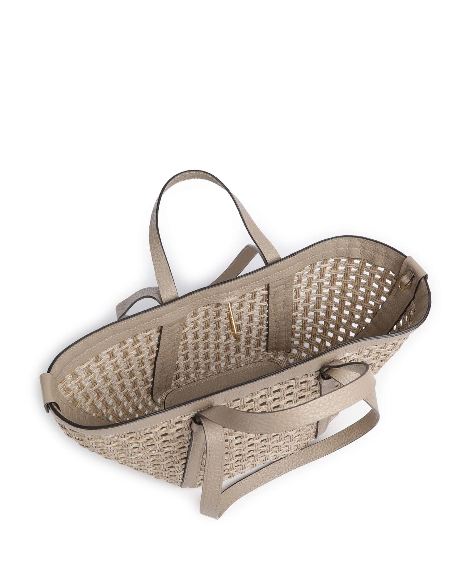 Abro Raffia Net Cosmo Medium Tote bag sahara - Image 6