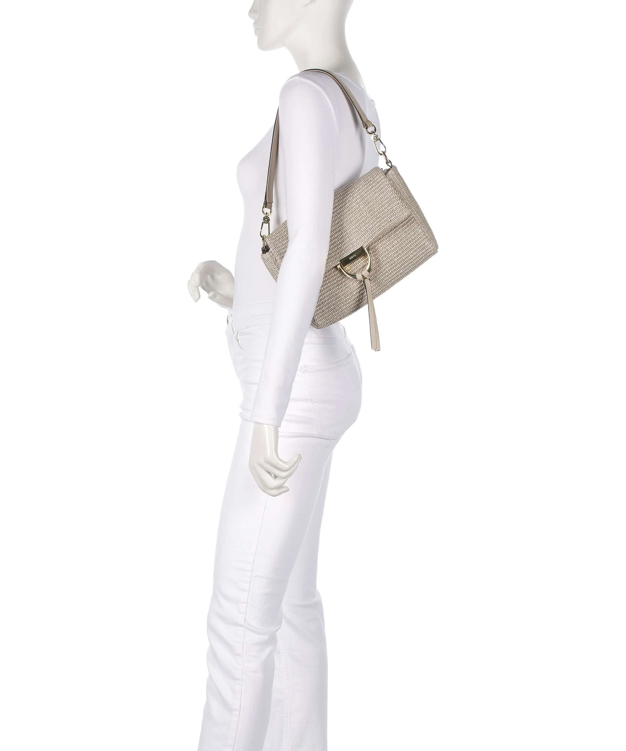 Abro Raffia Temi Shoulder bag sahara - Image 3