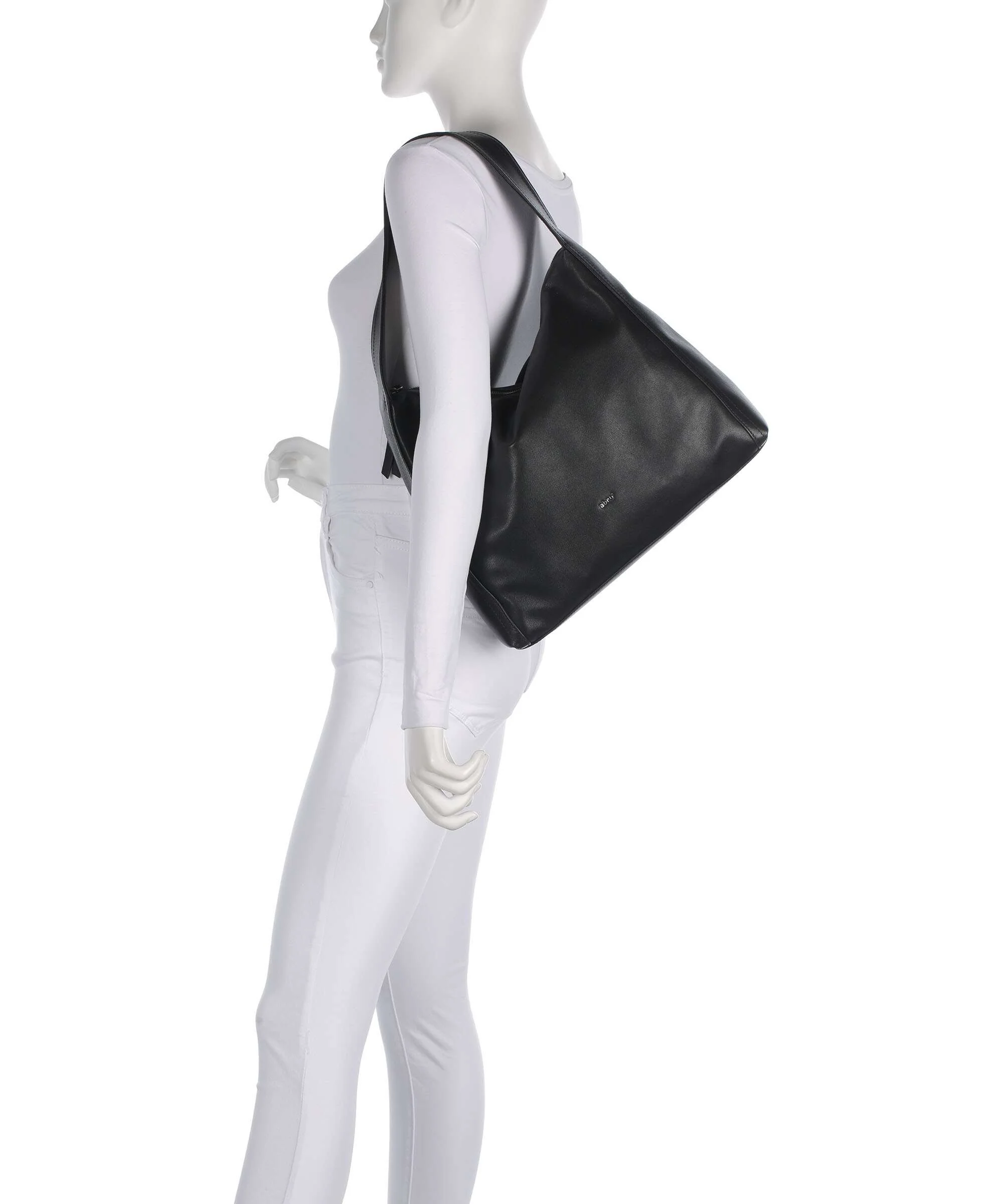 Abro Rosa Light Amber Hobo bag black/nickel - Image 3