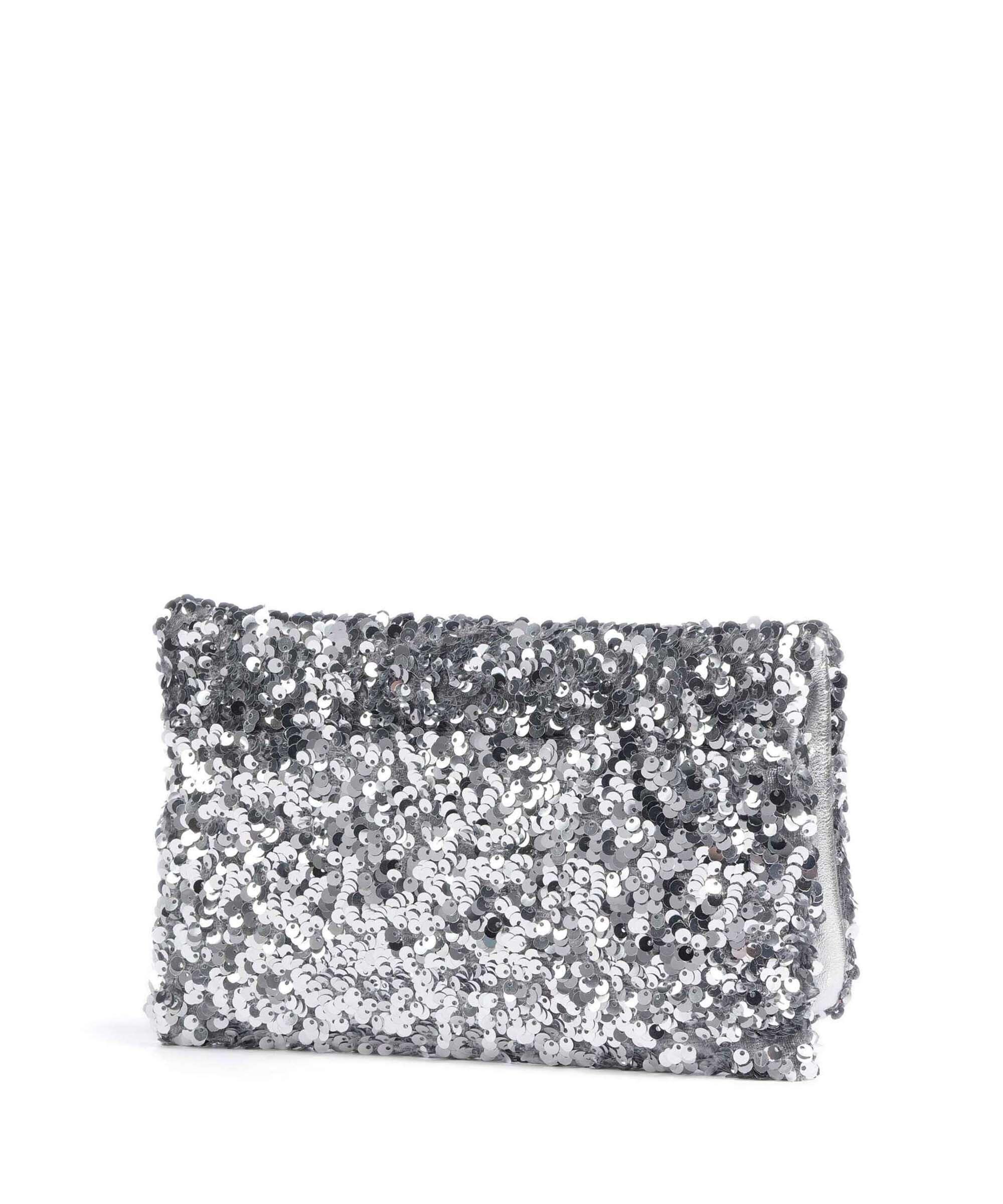 Abro Sequins Clutch bag silver - Image 3