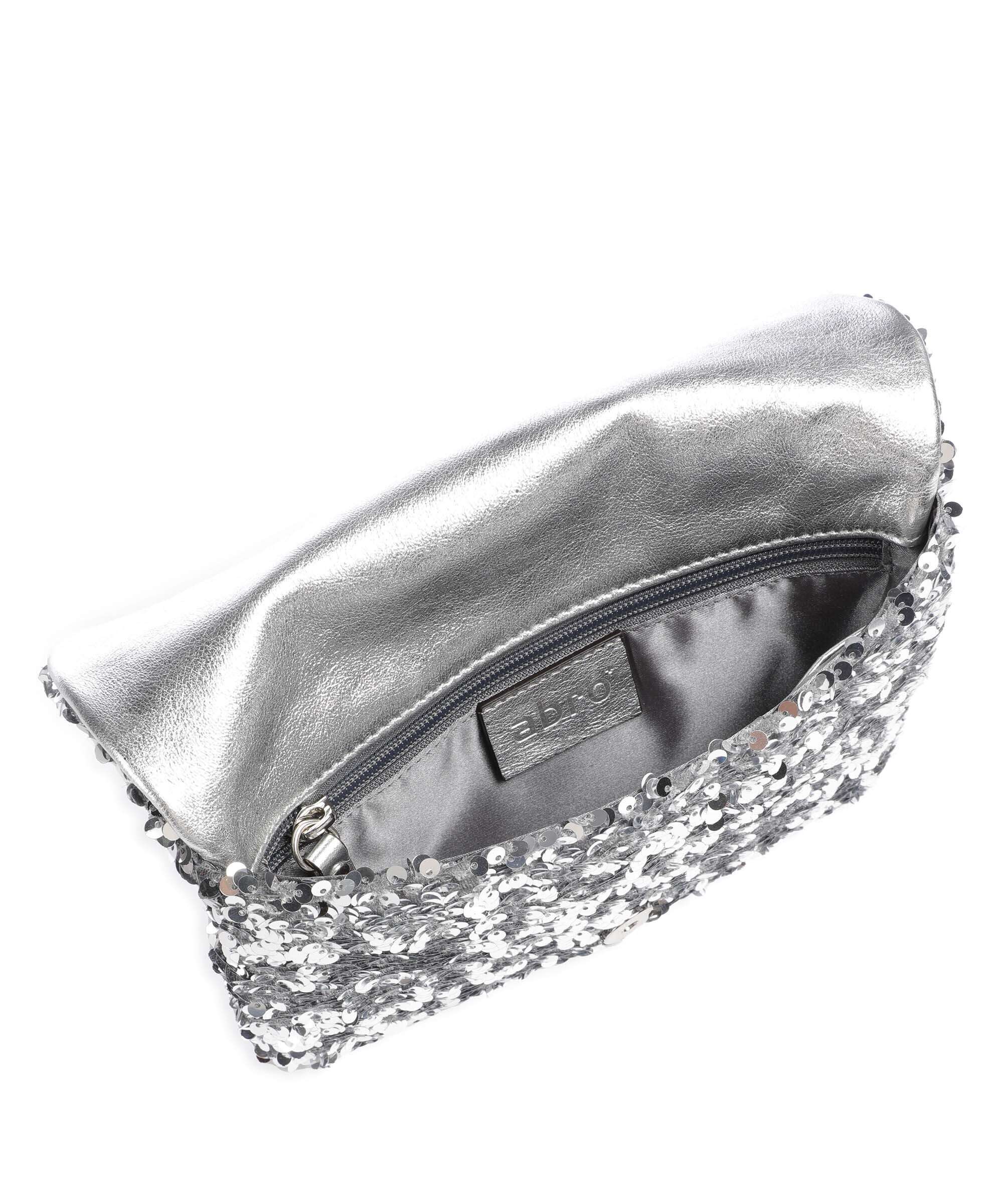Abro Sequins Clutch bag silver - Image 6