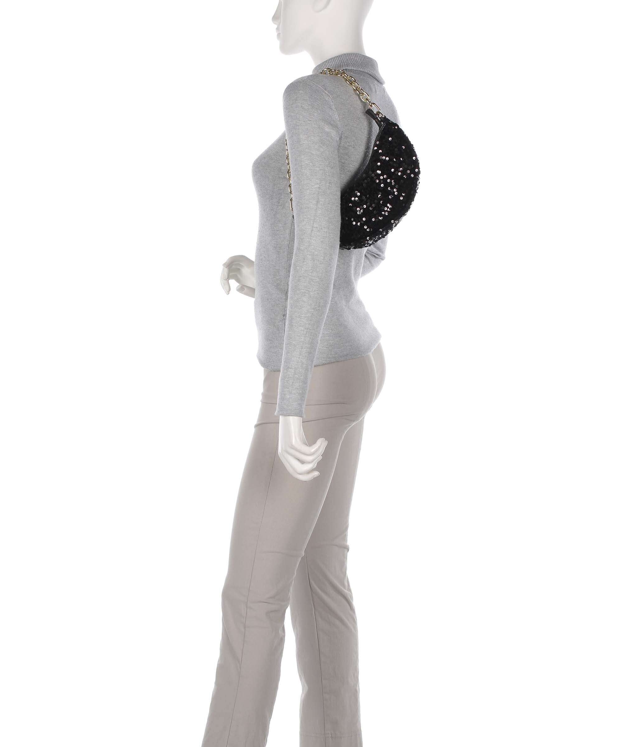 Abro Sequins Moon Shoulder bag black/gold - Image 3