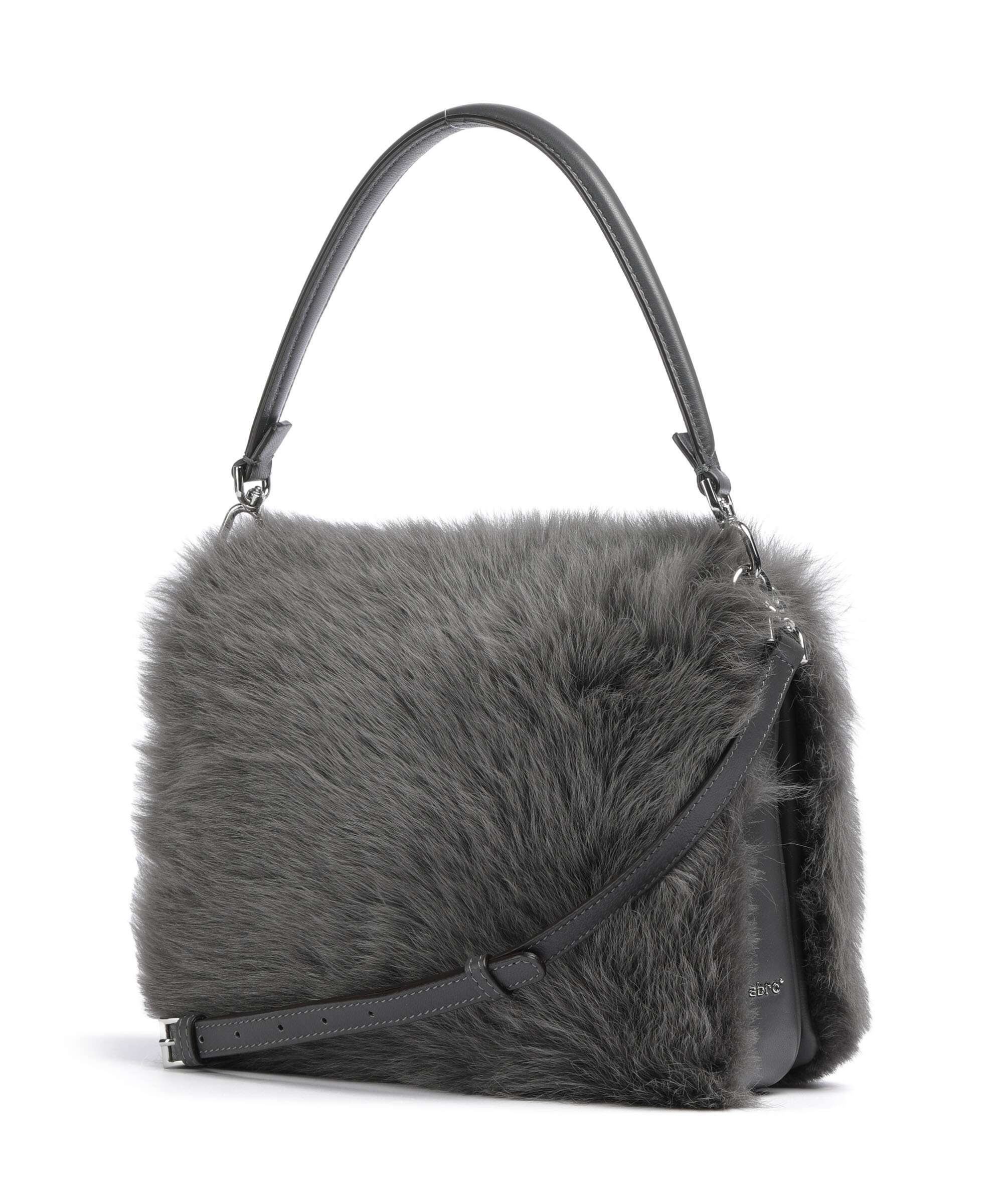Abro Shearling Astor Shoulder bag grey - Image 2