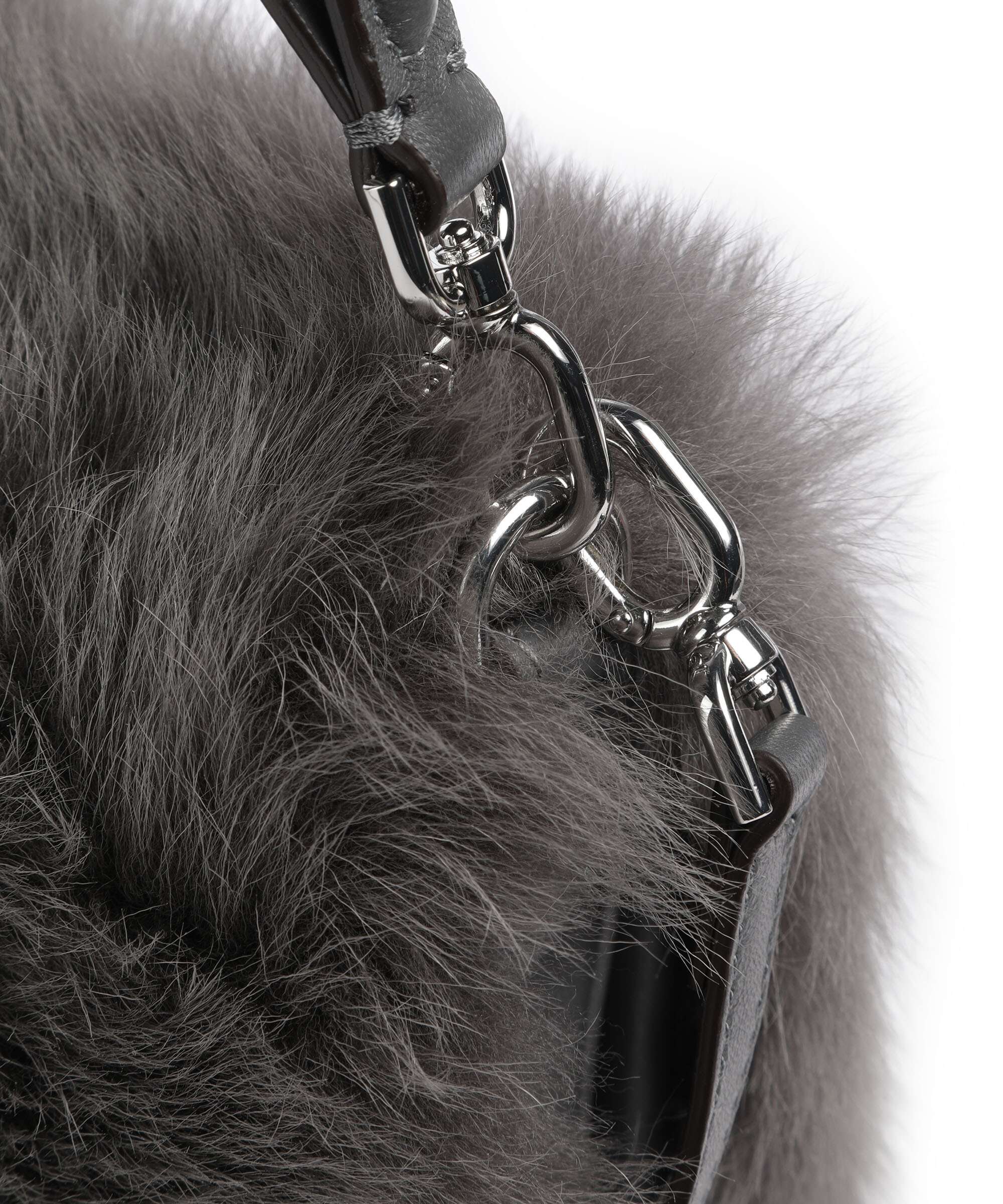 Abro Shearling Astor Shoulder bag grey - Image 5