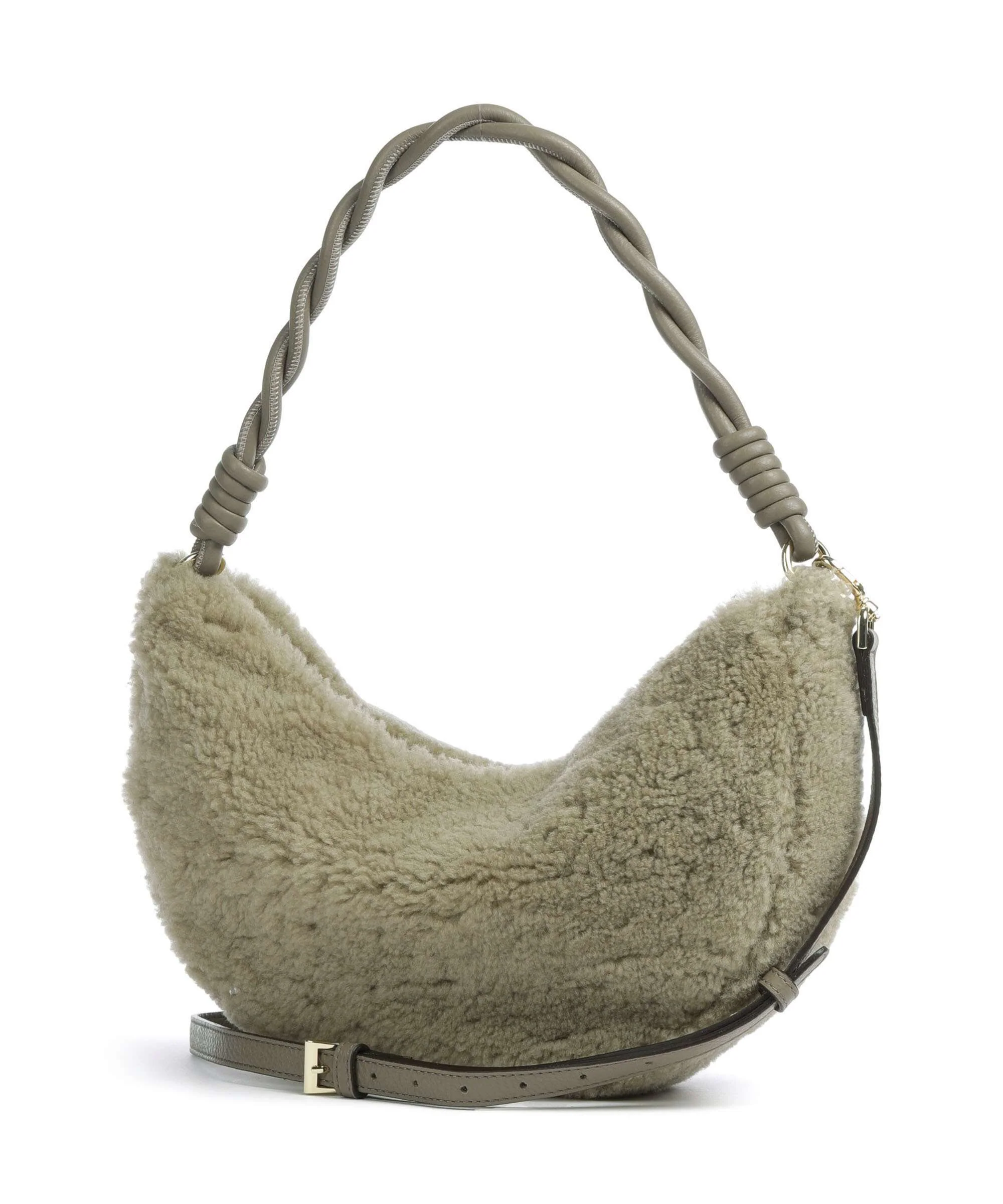 Abro Shearling Moon Shoulder bag siena - Image 2
