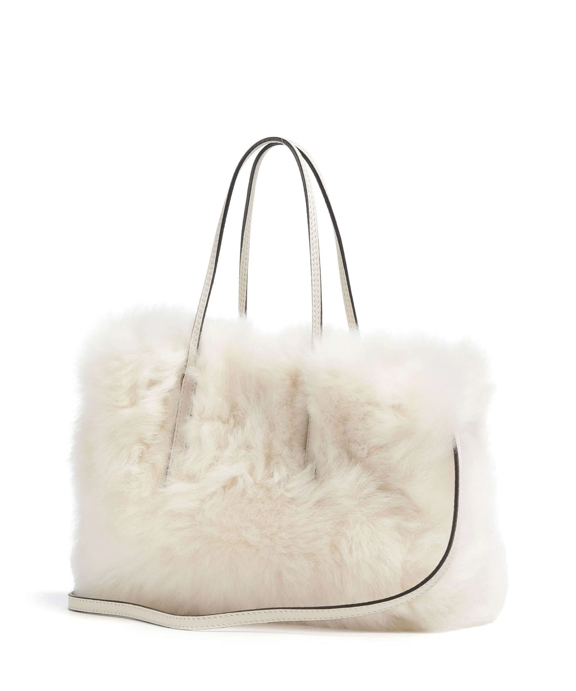 Abro Shearling Noelle Handbag beige - Image 2