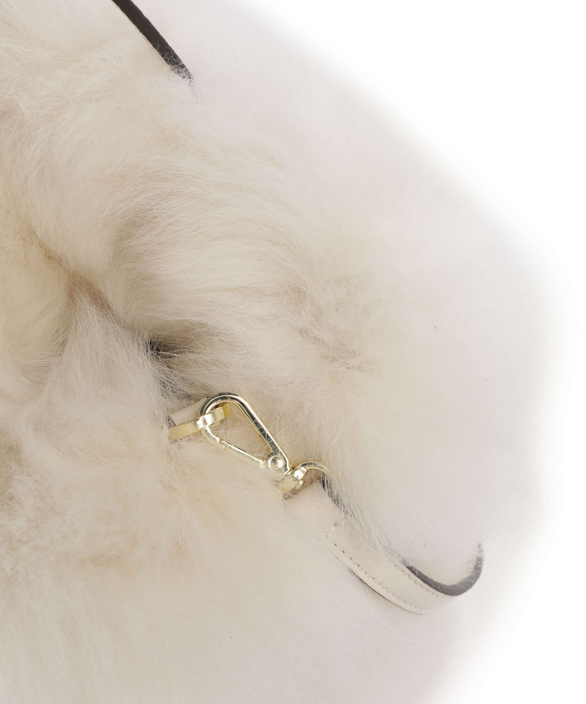 Abro Shearling Noelle Handbag beige - Image 4