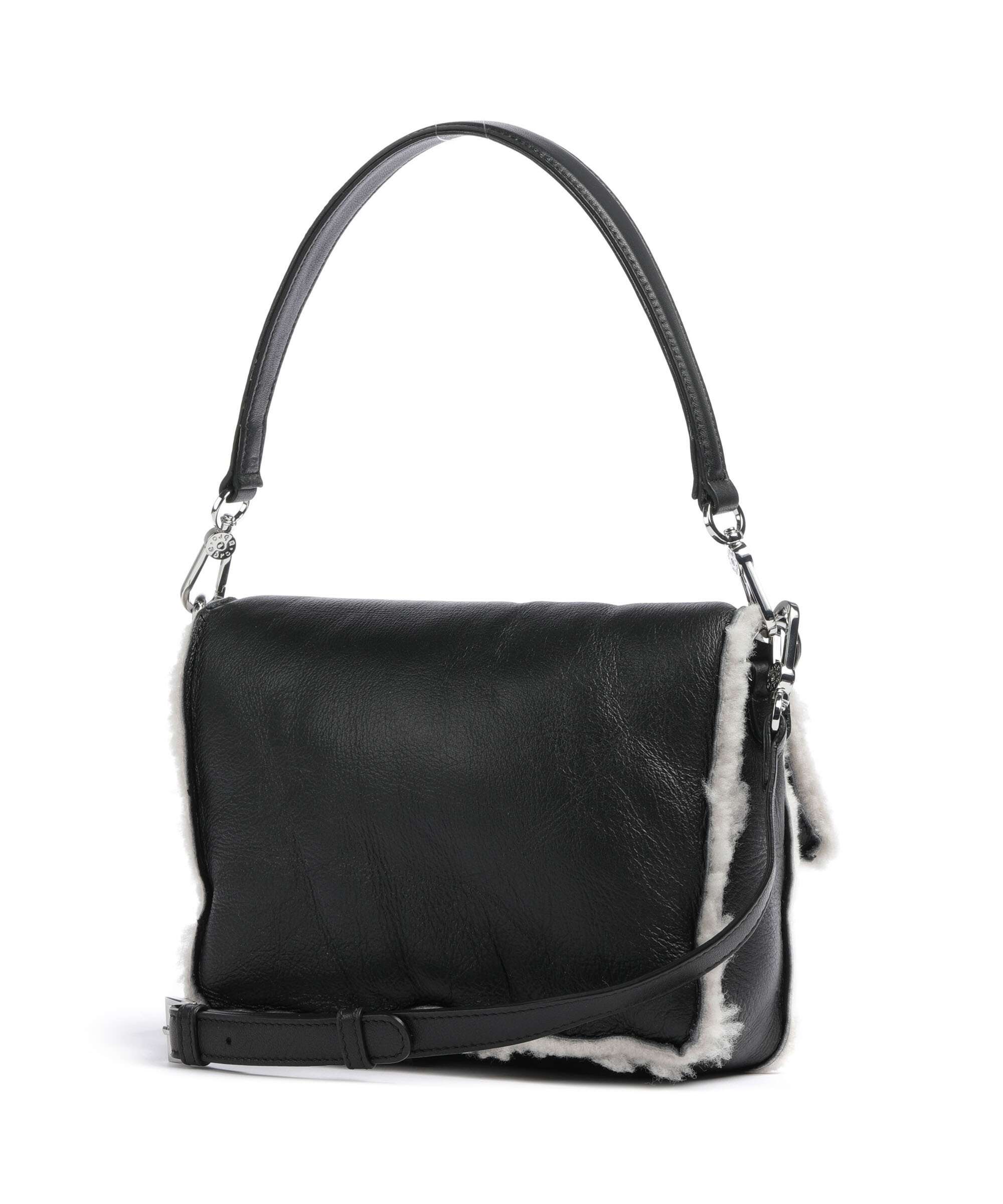 Abro Shearling Temi Shoulder bag black/white - Image 2